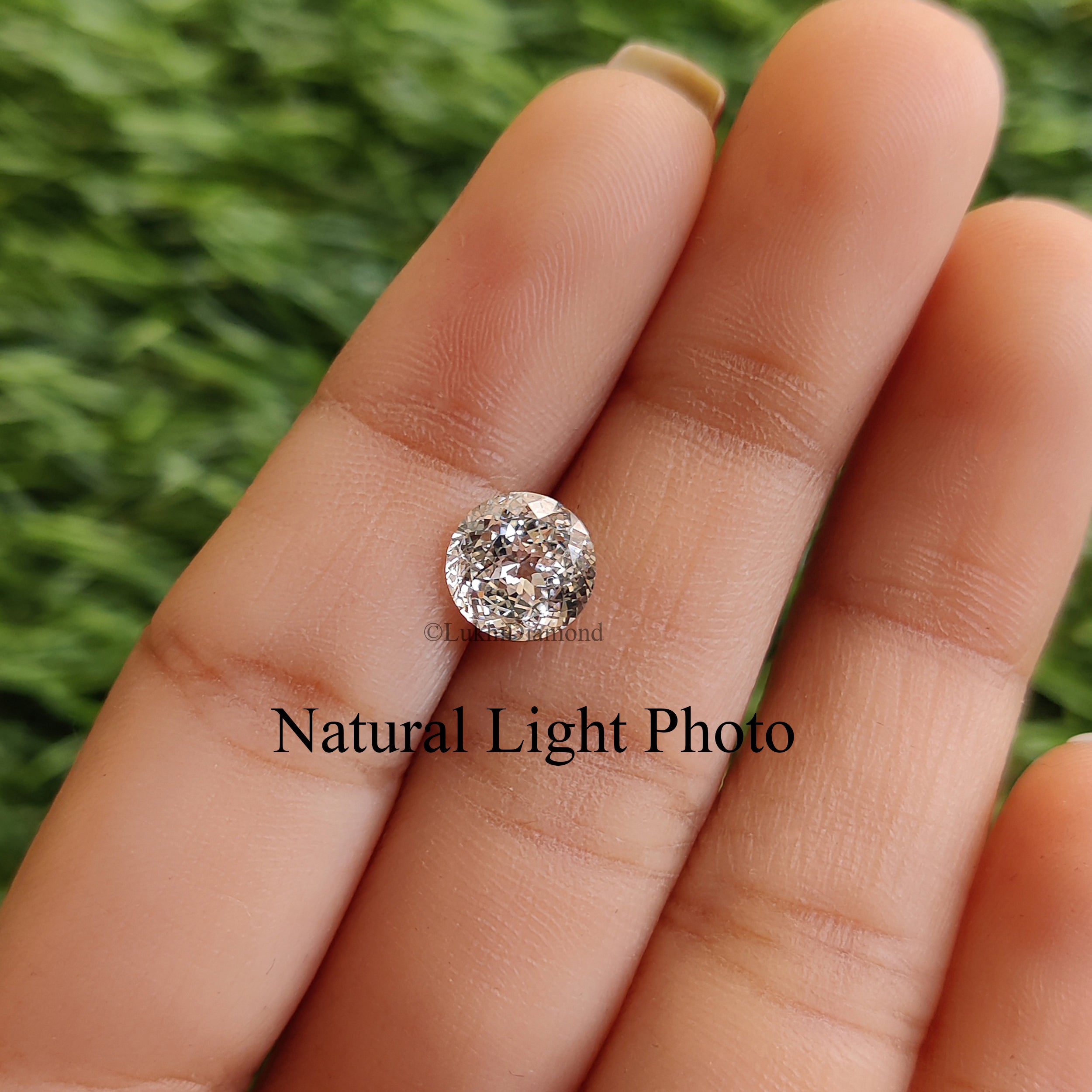 1 CT Round Portuguese Cut Diamond Lab Grown Diamond Lab Created Loose Diamond Round CVD Diamond Lab Made Round Cut for Engagement Ring Q153