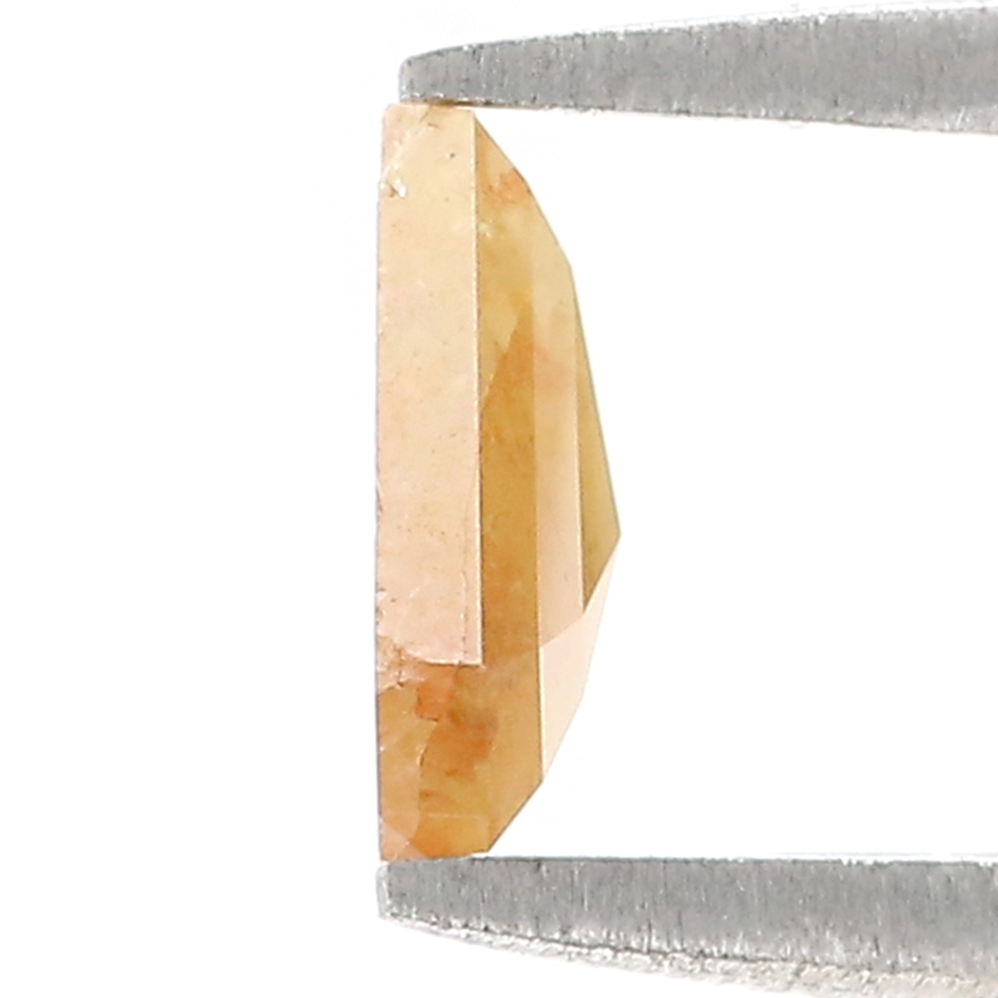 0.81 CT Natural Loose Coffin Cut Diamond Yellow Color Coffin Cut Diamond 7.00 MM Natural Loose Yellow Diamond Coffin Rose Cut Diamond LQ7968