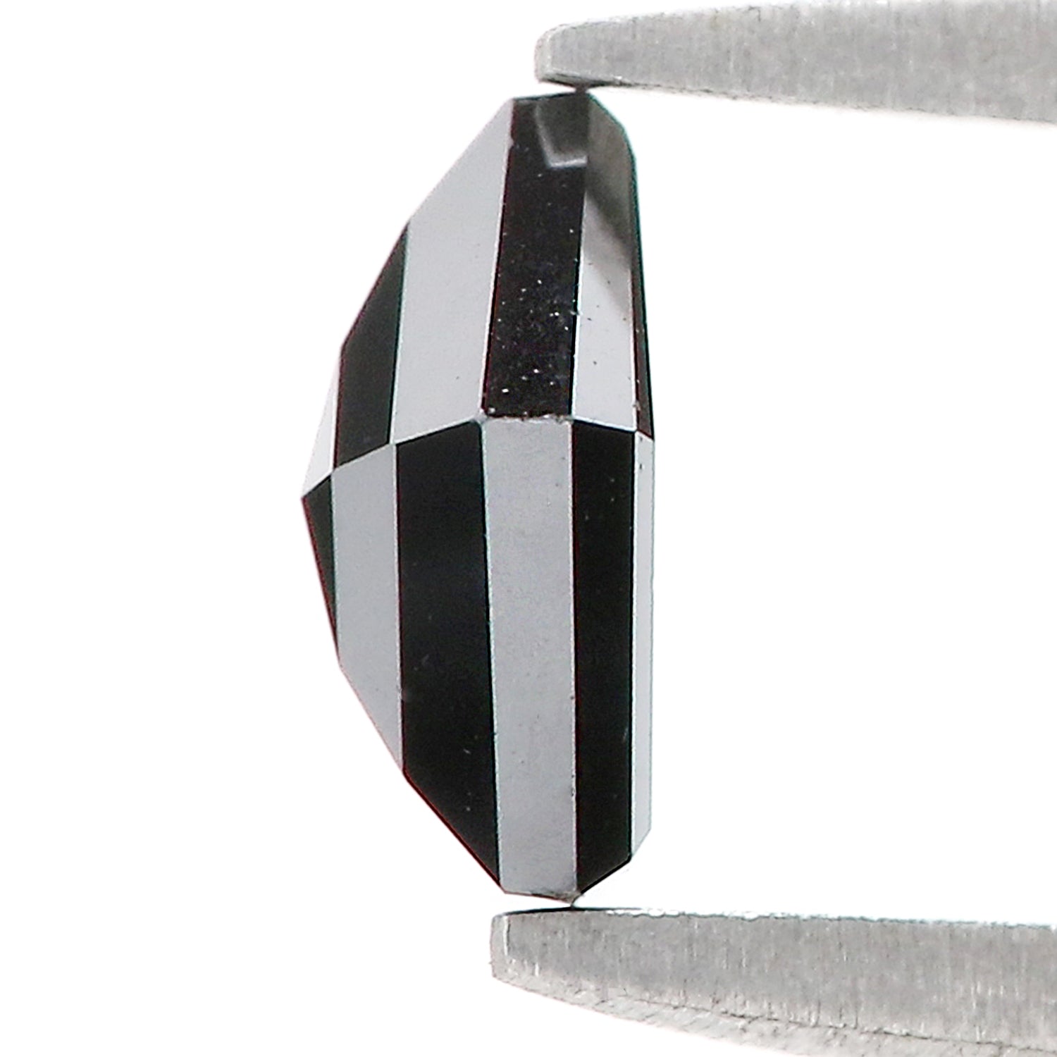 0.70 CT Natural Loose Pentagon Shape Diamond Black Color Pentagon Diamond 6.25 MM Natural Loose Black Color Pentagon Rose Cut Diamond LQ9764