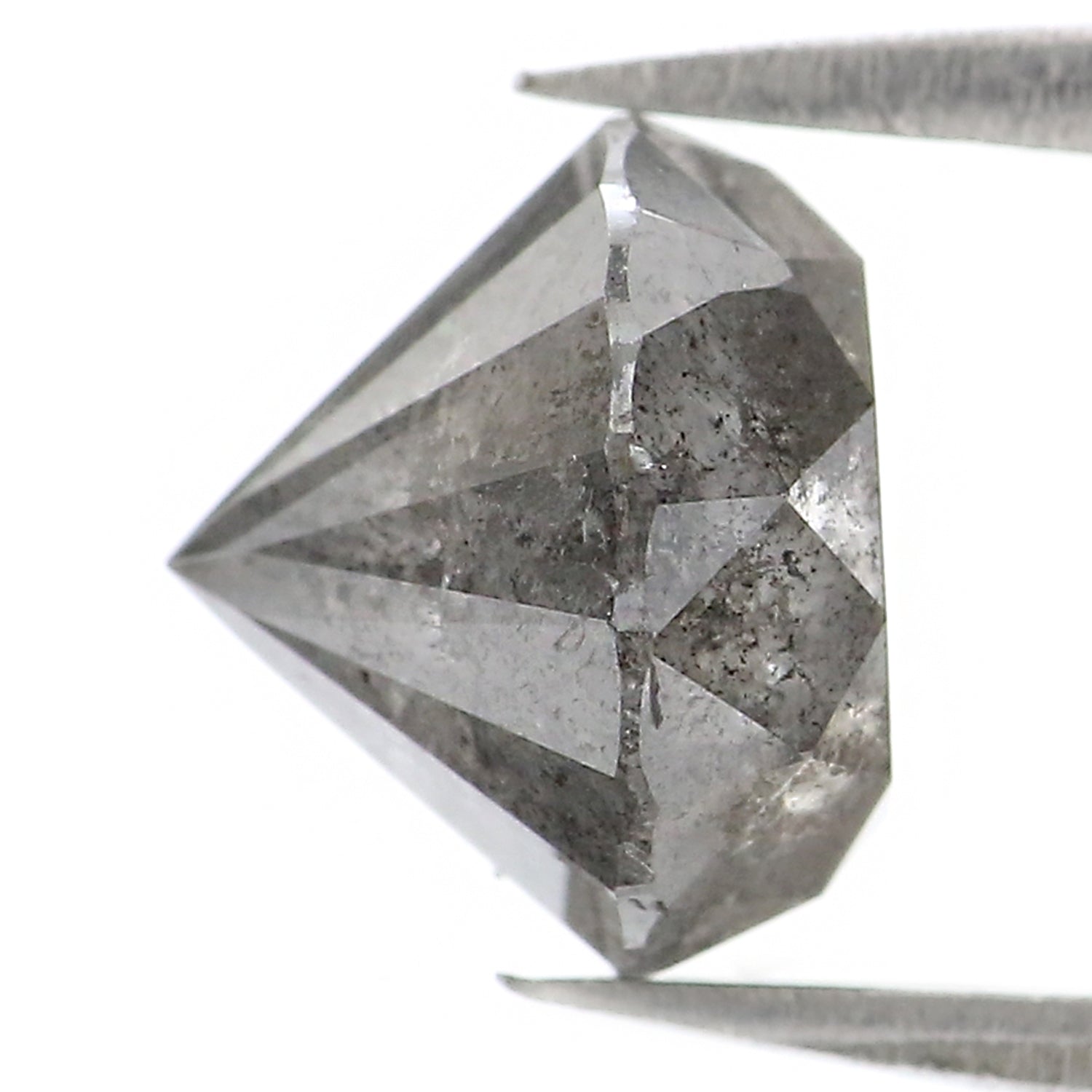 2.68 CT Natural Loose Round Diamond Salt And Pepper Diamond Natural Loose Diamond 7.80 MM Round Brilliant Cut Diamond Round Shape QK1989