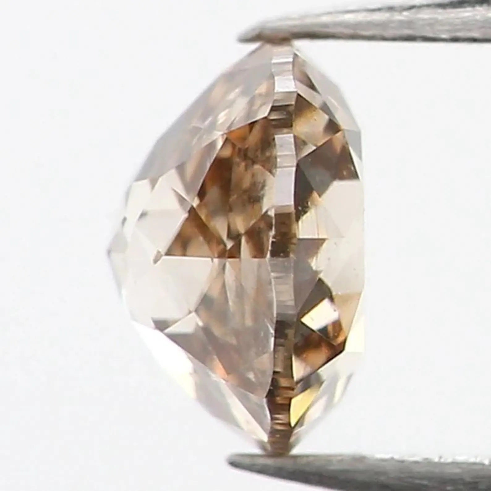 0.28 CT Natural Loose Round Shape Diamond Brown Color Round Cut Diamond 3.90 MM Natural Loose Brown Color Round Rose Cut Diamond NQ1176