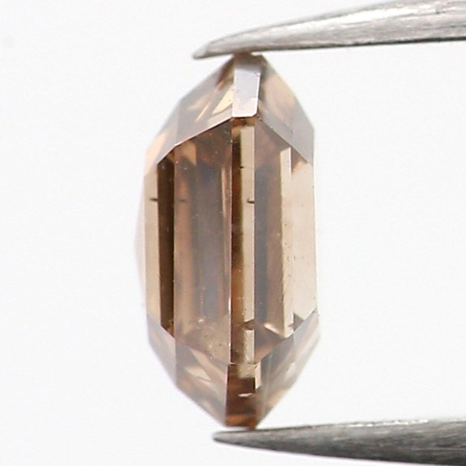 0.37 Ct Natural Loose Hexagon Shape Diamond Brown Color Hexagon Cut Diamond 4.65 MM Natural Loose Diamond Hexagon Rose Cut Diamond NQ1328