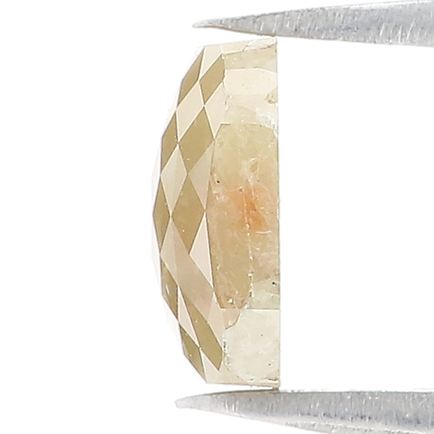 Natural Loose Cushion Green Grey Color Diamond 1.97 CT 8.00 MM Cushion Shape Rose Cut Diamond KQ116