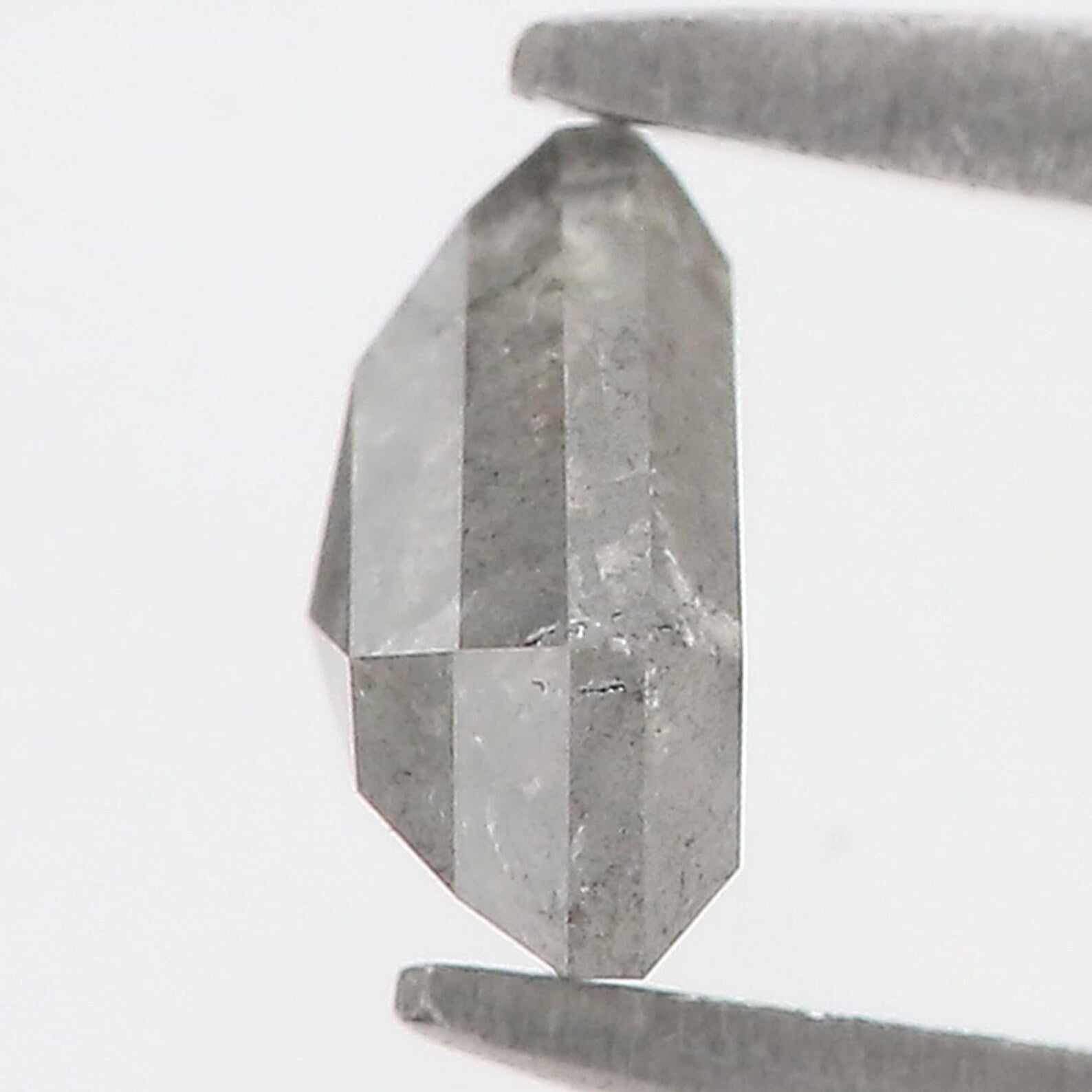 0.86 CT Natural Loose Shield Shape Diamond Salt And Pepper Shield Cut Diamond 5.55 MM Natural Diamond Shield Rose Cut Diamond QN962