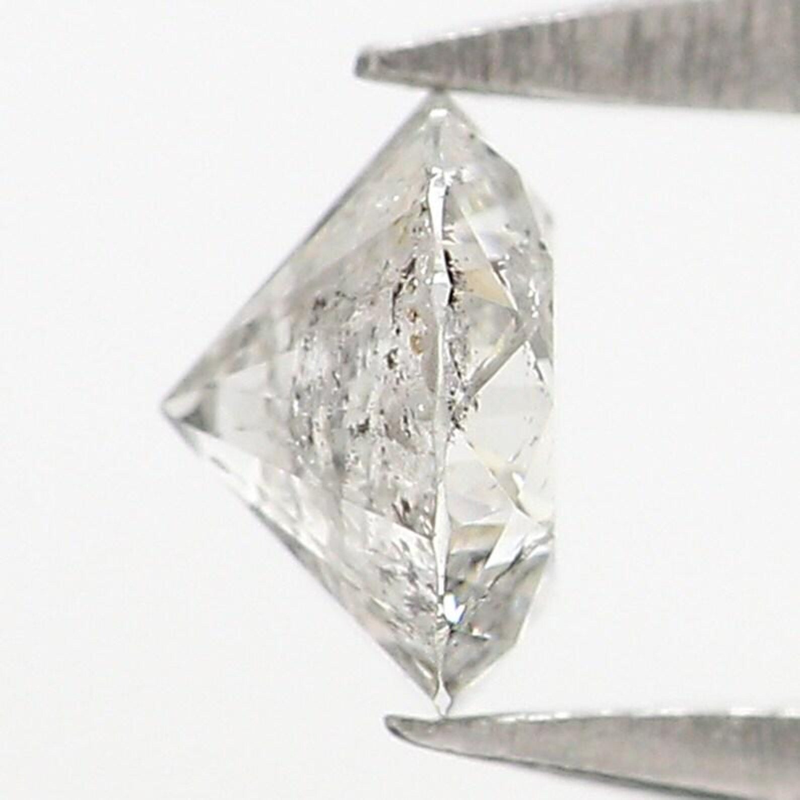 0.34 CT Natural Loose Round Shape Diamond Salt And Pepper Round Diamond 4.40 MM Natural Loose Grey Color Round Brilliant Cut Diamond NQ7705