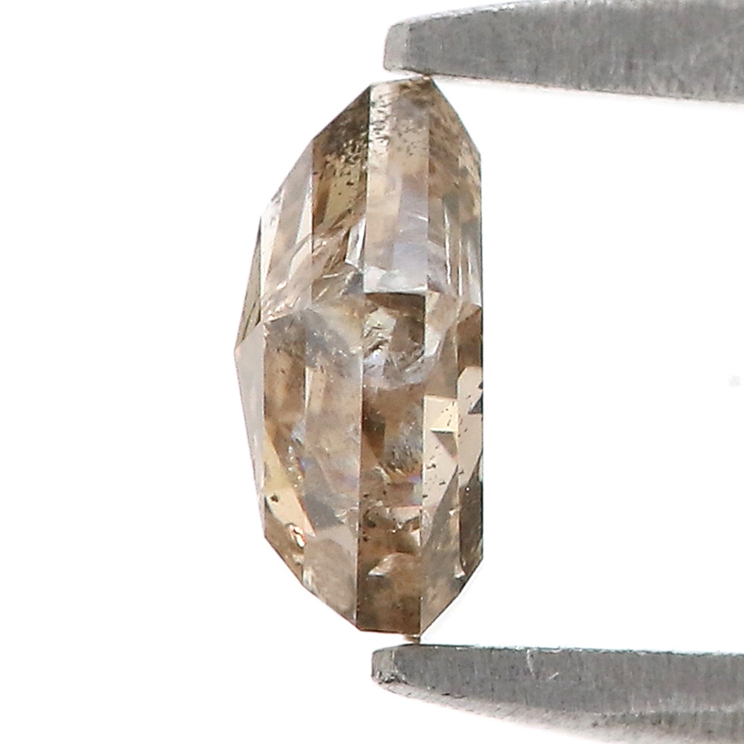 0.63 Ct Natural Loose Pentagon Shape Diamond Brown Color Pentagon Cut Diamond 5.70 MM Natural Brown Diamond Pentagon Rose Cut Diamond LQ044