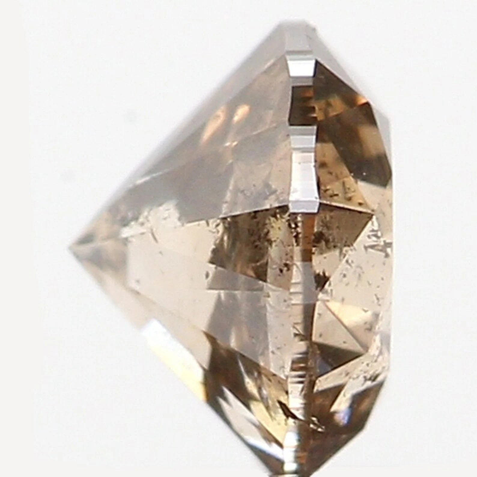 0.31 CT Natural Loose Round Shape Diamond Brown Color Round Cut Diamond 4.10 MM Natural Brown Color Round Brilliant Cut Diamond NQ1079