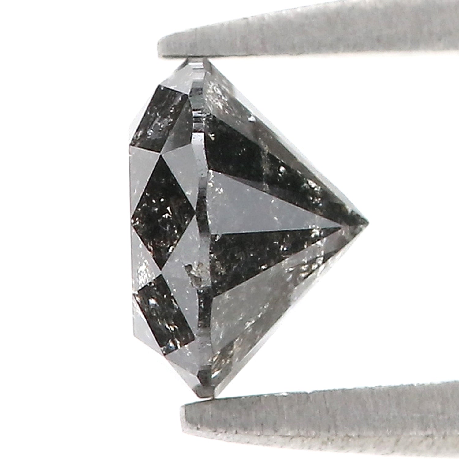 1.07 CT Natural Loose Round Shape Diamond Salt And Pepper Round Cut Diamond 6.20 MM Natural Loose Diamond Round Brilliant Cut Diamond LQ958