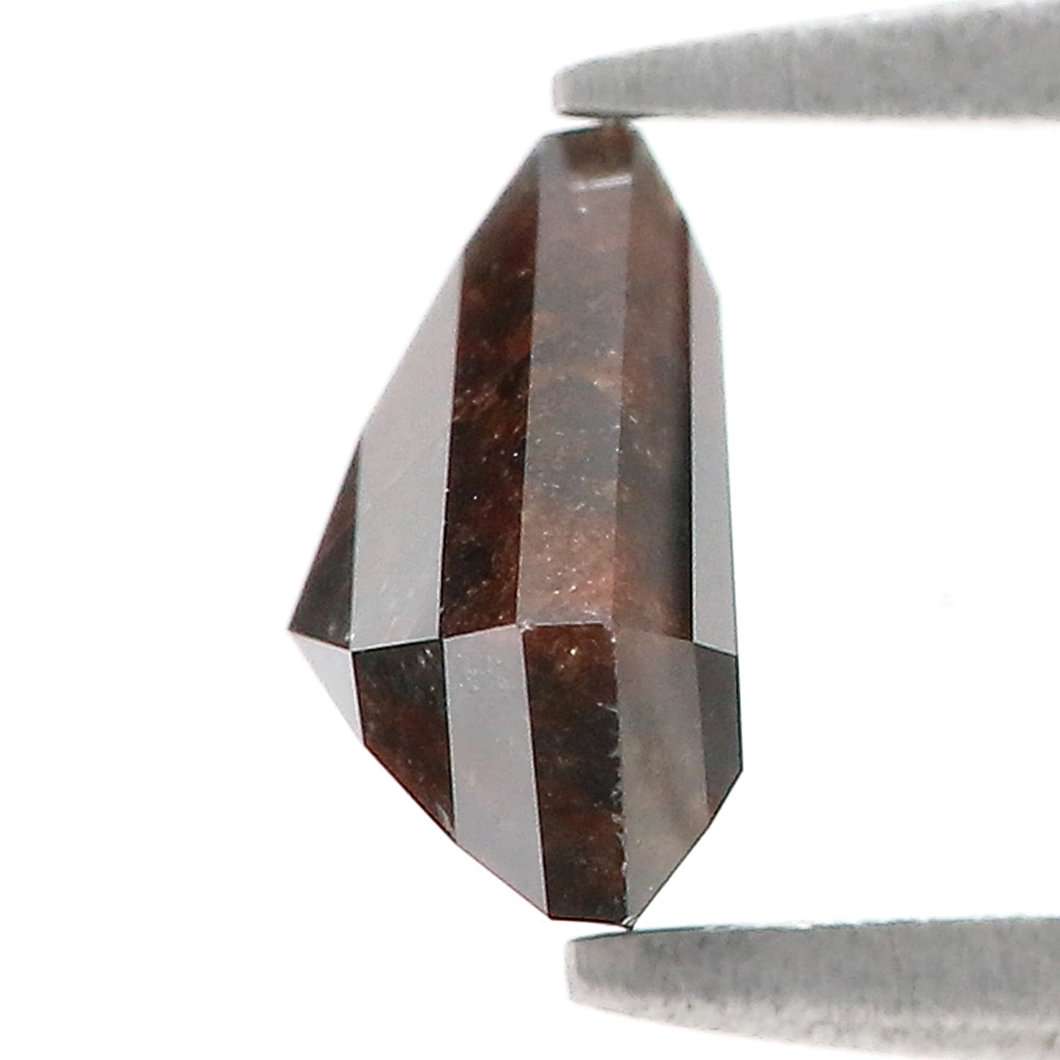 1.35 CT Natural Loose Shield Shape Diamond Brown Color Shield Cut Diamond 6.55 MM Natural Loose Brown Color Shield Rose Cut Diamond LQ9419