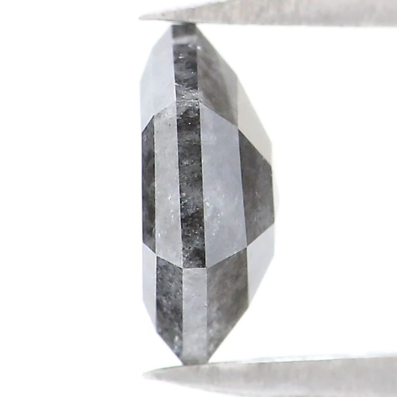 1.00 CT Natural Loose Hexagon Shape Diamond Salt And Pepper Hexagon Diamond 7.05 MM Natural Loose Diamond Hexagon Rose Cut Diamond NQ2027