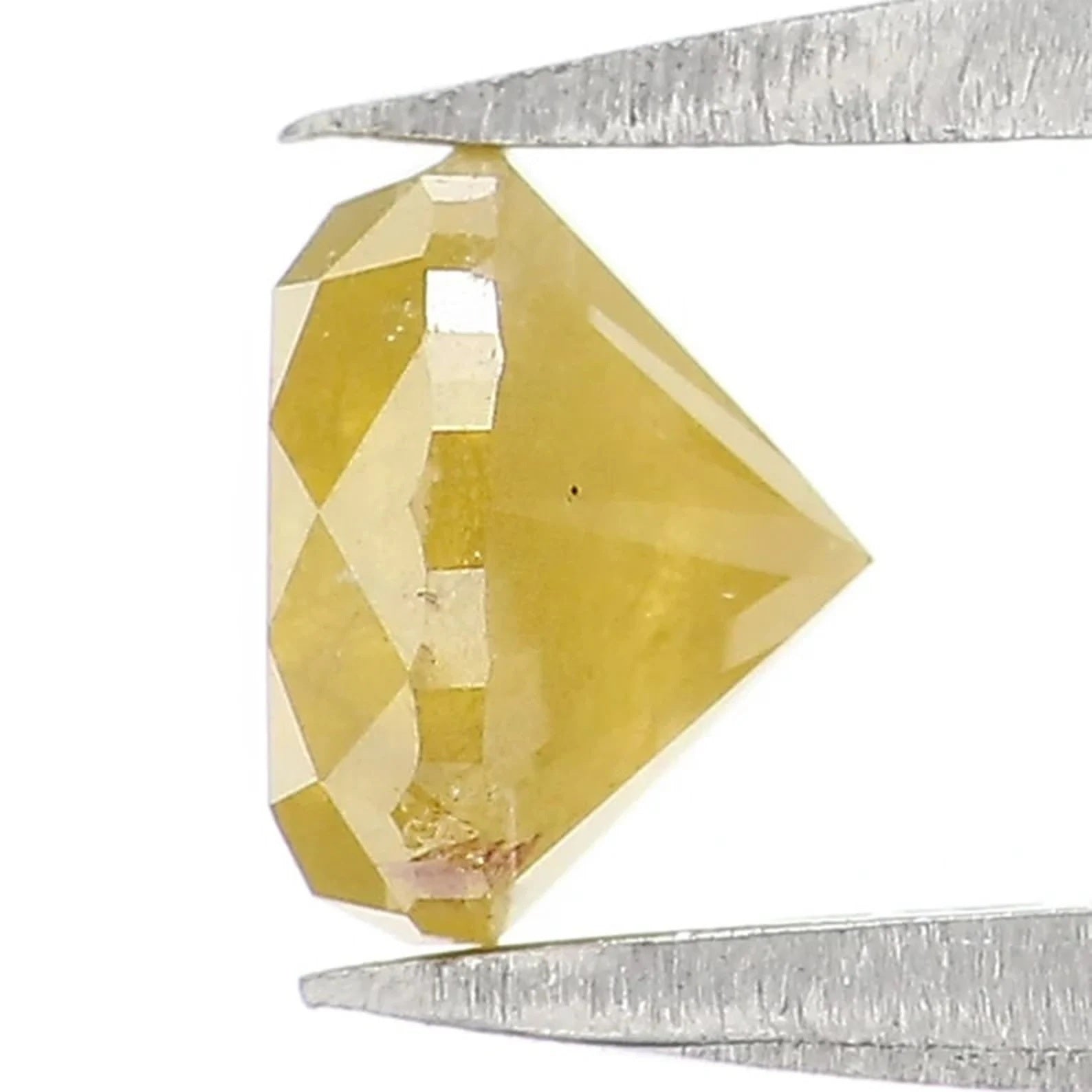 0.76 CT Natural Loose Round Shape Diamond Yellow Color Round Diamond 5.20 MM Natural Diamond Yellow Color Round Brilliant Cut Diamond NQ216