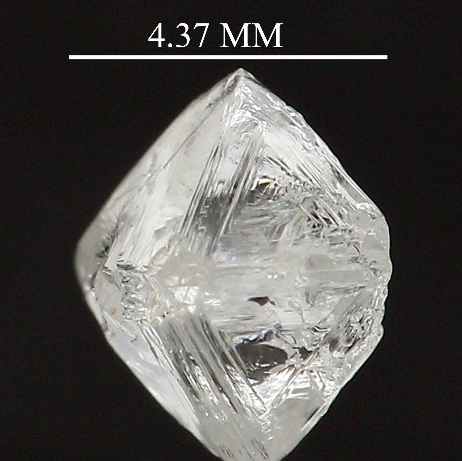 Natural Rough White - F Diamond 1.40 CT Loose Irregular Cut White F Color Stone 6.85 MM Rustic Diamond For Custom Engagement Ring KDL2496