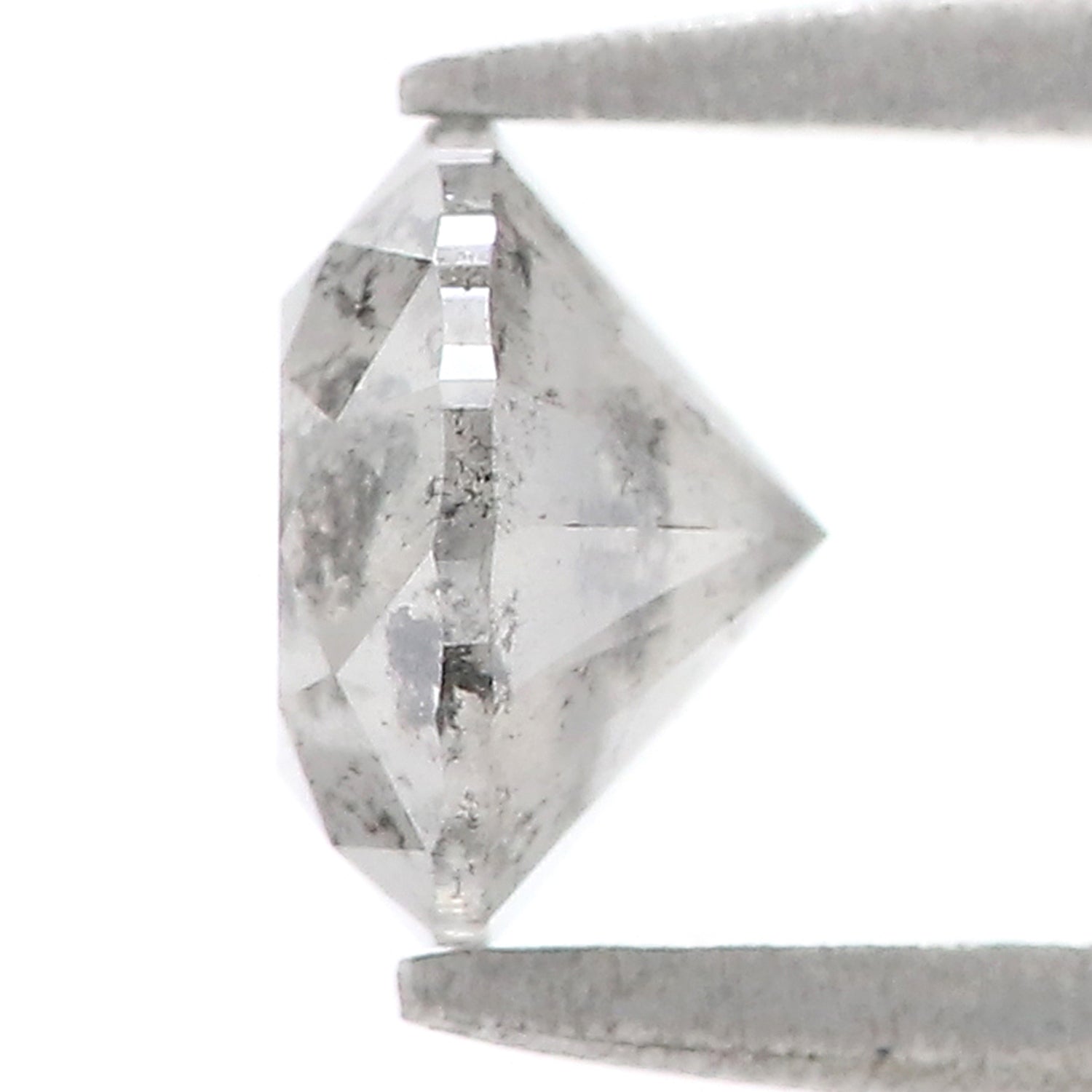 1.40 CT Natural Loose Round Shape Diamond Grey Color Round Cut Diamond 6.80 MM Natural Loose Grey Diamond Round Brilliant Cut Diamond LQ240