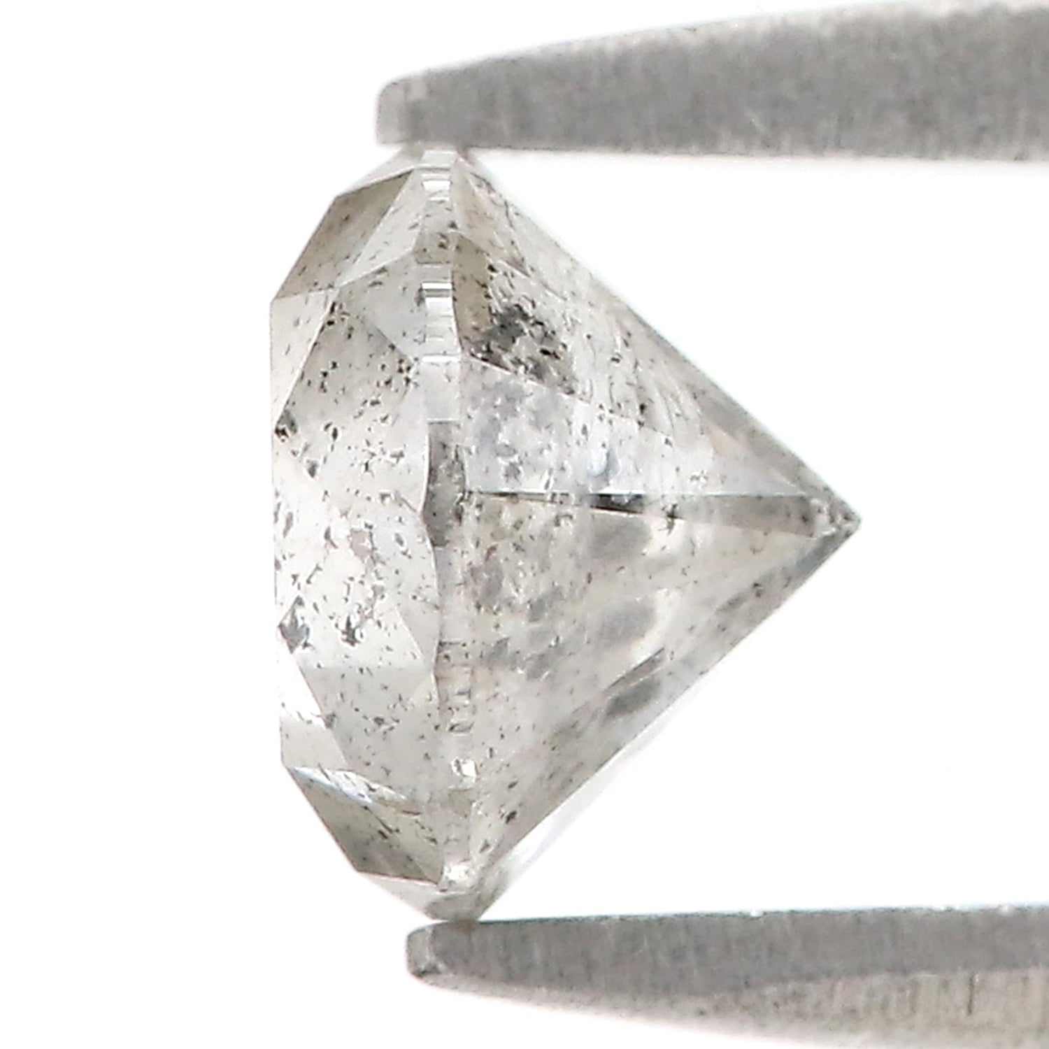 1.04 CT Natural Loose Round Shape Diamond Salt And Pepper Round Cut Diamond 6.05 MM Natural Loose Diamond Round Brilliant Cut Diamond LQ9090