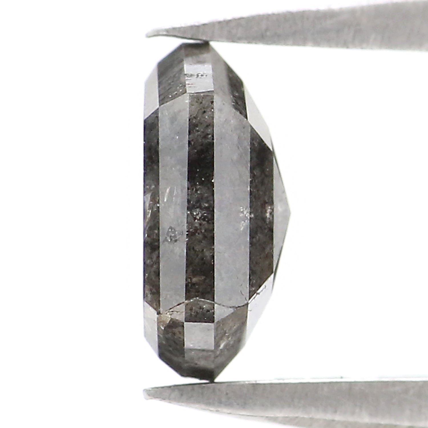 1.07 CT Natural Loose Hexagon Cut Diamond Salt And Pepper Hexagon Diamond 7.05 MM Natural Loose Black Grey Color Hexagon Cut Diamond LQ2950