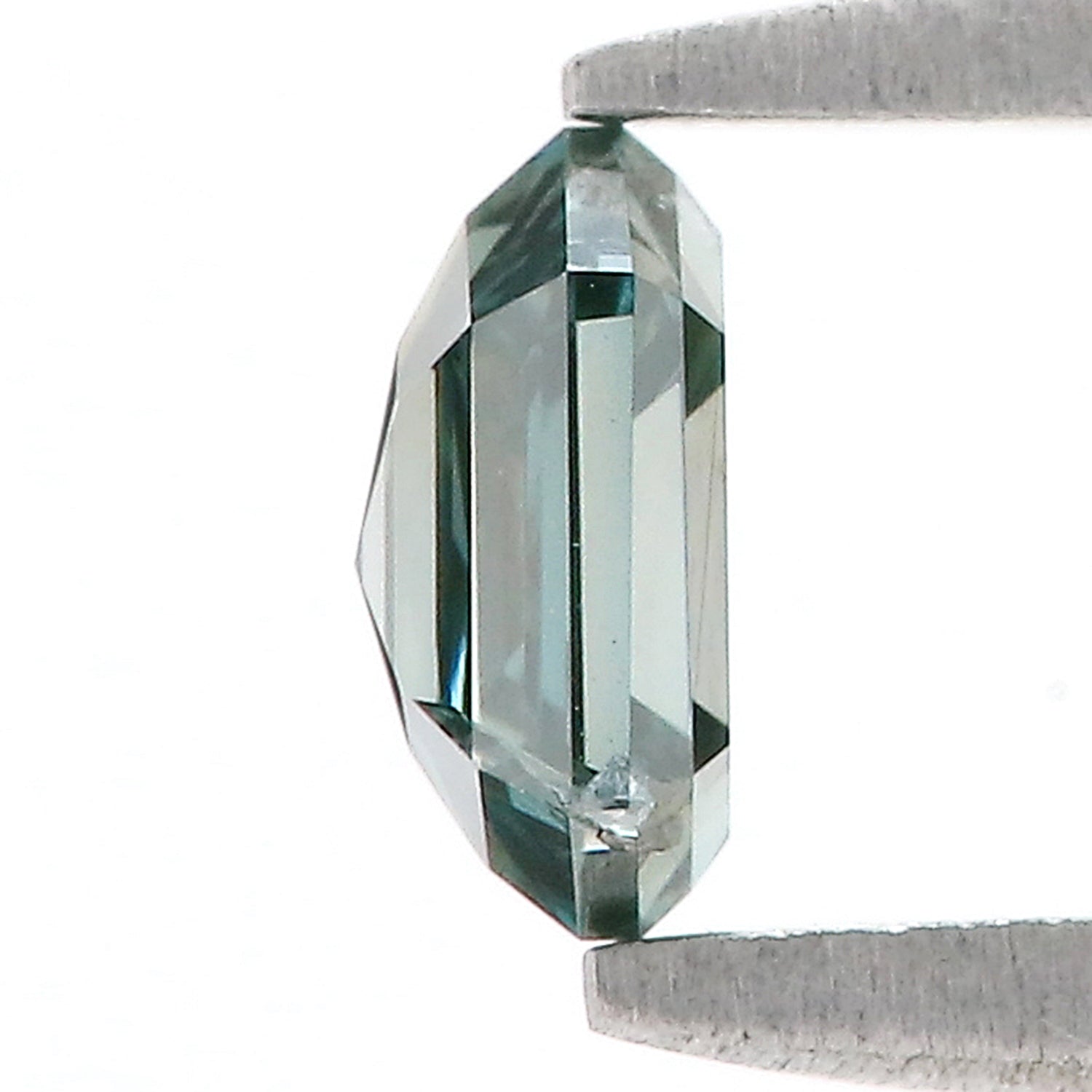 0.40 CT Natural Loose Hexagon Shape Diamond Blue Color Hexagon Cut Diamond 5.00 MM Natural Loose Blue Diamond Hexagon Rose Cut Diamond LQ573