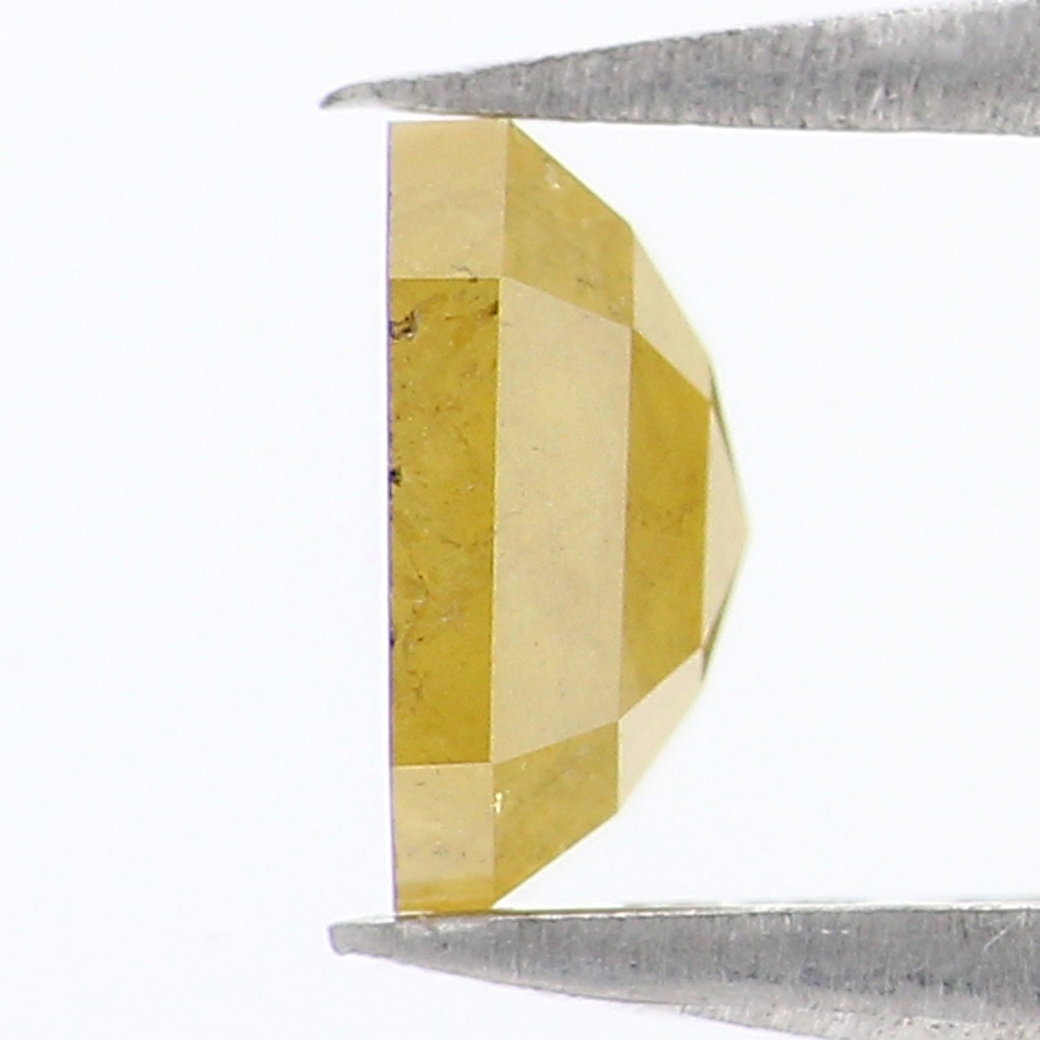 0.84 CT Natural Loose Emerald Shape Diamond Yellow Color Emerald Cut Diamond 5.50 MM Natural Loose Yellow Emerald Rose Cut Diamond KQ1878