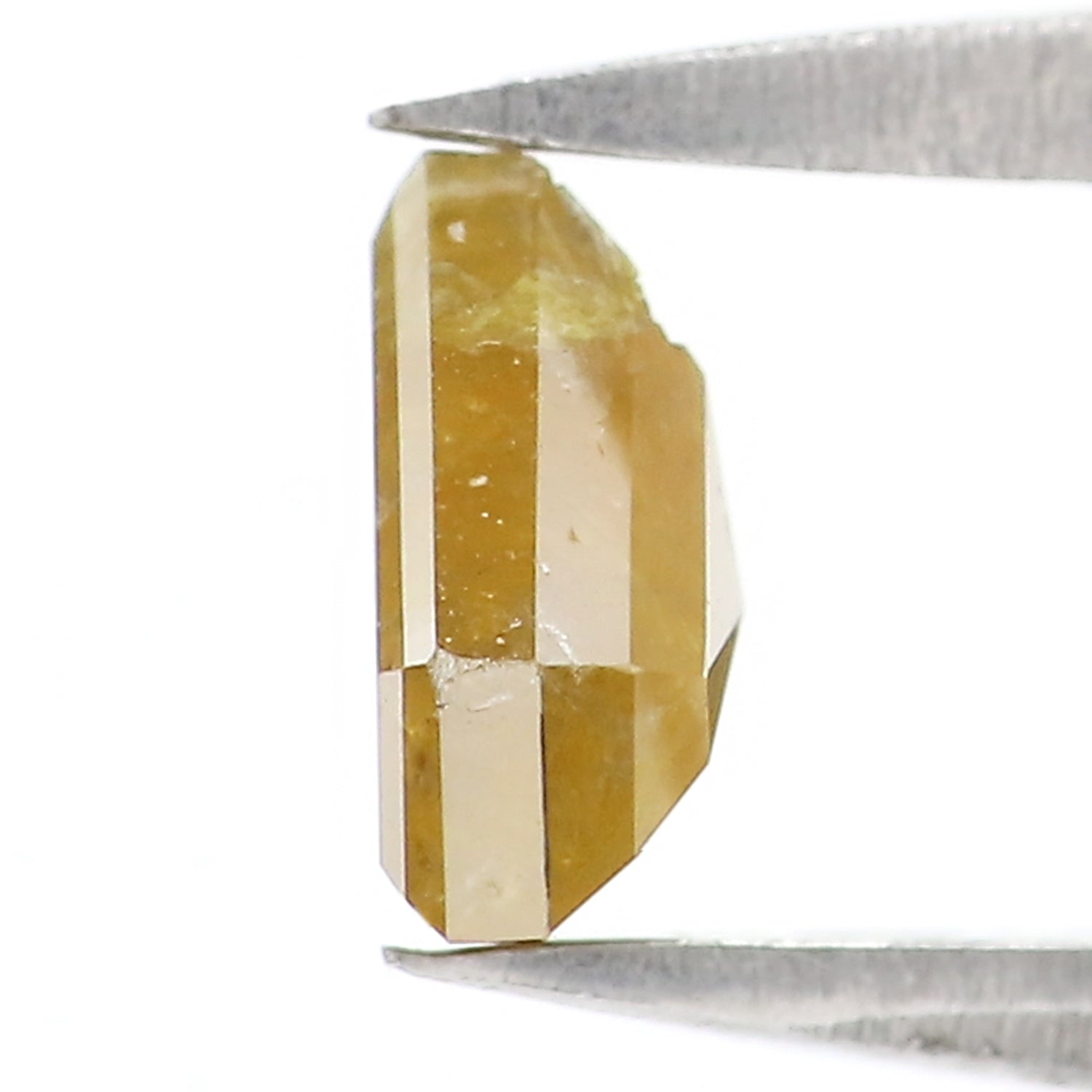 0.99 CT Natural Loose Shield Shape Diamond Yellow Color Shield Cut Diamond 5.75 MM Natural Loose Yellow Color Shield Rose Cut Diamond LQ9959