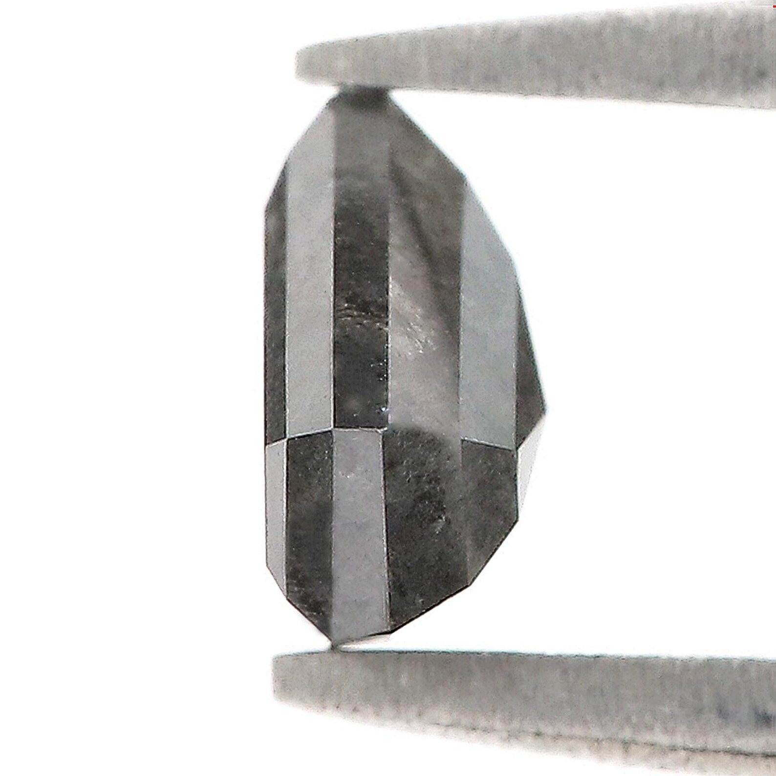 1.12 CT Natural Loose Shield Shape Diamond Salt And Pepper Shield Cut Diamond 6.05 MM Natural Diamond Shield Rose Cut Diamond QN1274