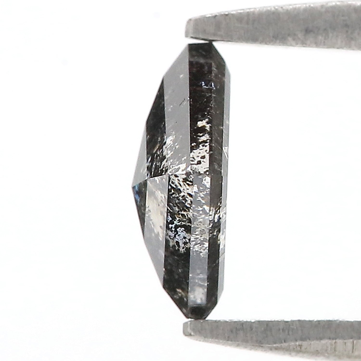 0.70 CT Natural Loose Kite Shape Diamond Salt And Pepper Kite Diamond 7.10 MM Natural Loose Black Grey Color Kite Rose Cut Diamond QN930
