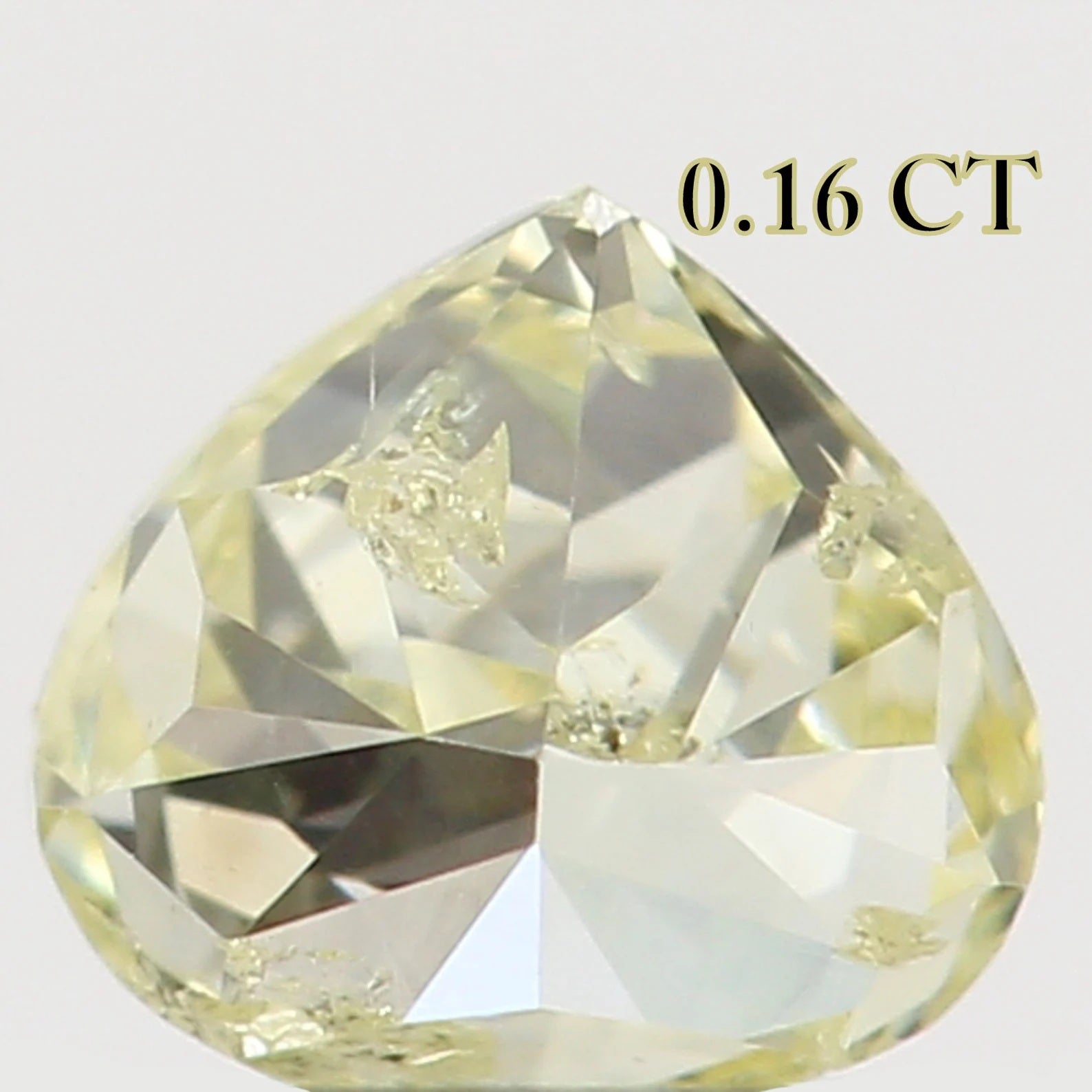 0.16 Ct Natural Loose Heart Shape Diamond Yellow Color Heart Cut Diamond 3.30 MM Natural Loose Diamond Heart Brilliant Cut Diamond N8061