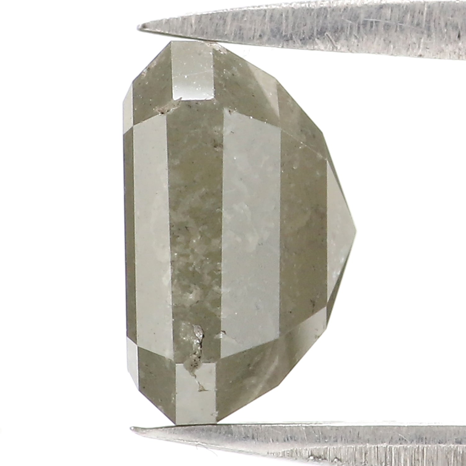 Natural Loose Emerald Diamond, Grey Color Emerald Diamond, Natural Loose Diamond, Emerald Cut Diamond, 3.20 CT Emerald Shape Diamond L2832