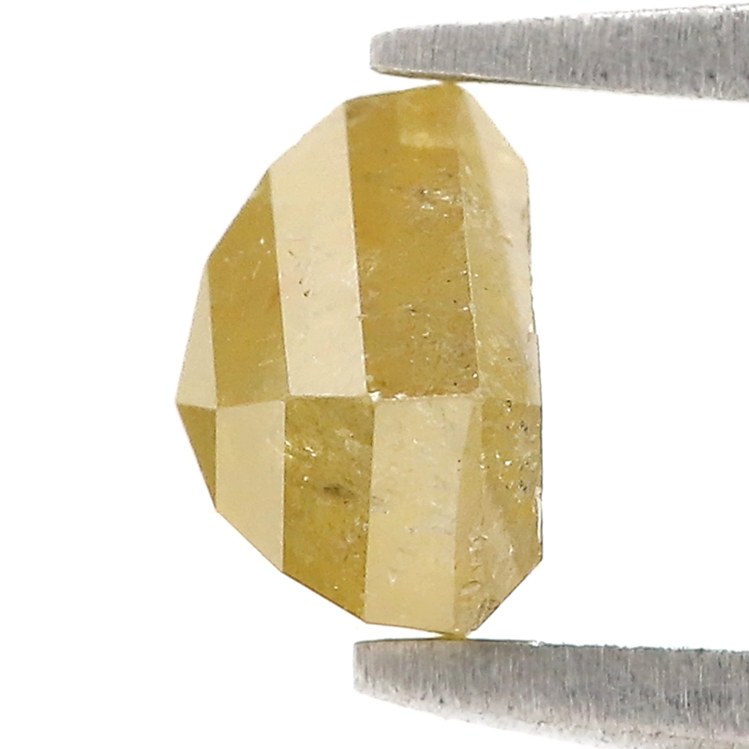 1.21 CT Natural Loose Shield Shape Diamond Yellow Color Shield Cut Diamond 5.70 MM Natural Diamond Yellow Shield Rose Cut Diamond N2666