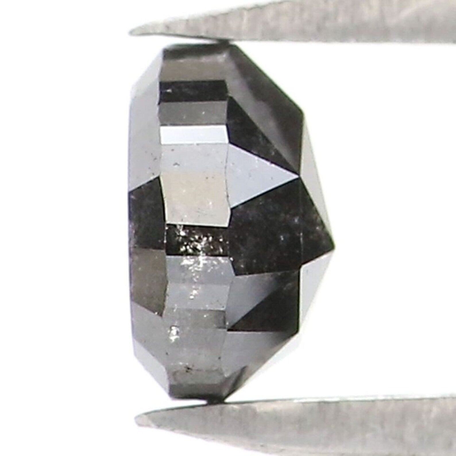0.43 CT Natural Loose Pear Shape Diamond Black Color Pear Cut Diamond 4.70 MM Natural Loose Diamond Black Color Pear Rose Cut Diamond NQ9257