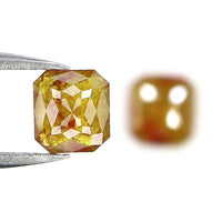 1.14 CT Natural Loose Radiant Pair Diamond Brown Color Diamond 5.50 MM Natural Loose Diamond Radiant Cut Diamond Radiant Pair KQ2725