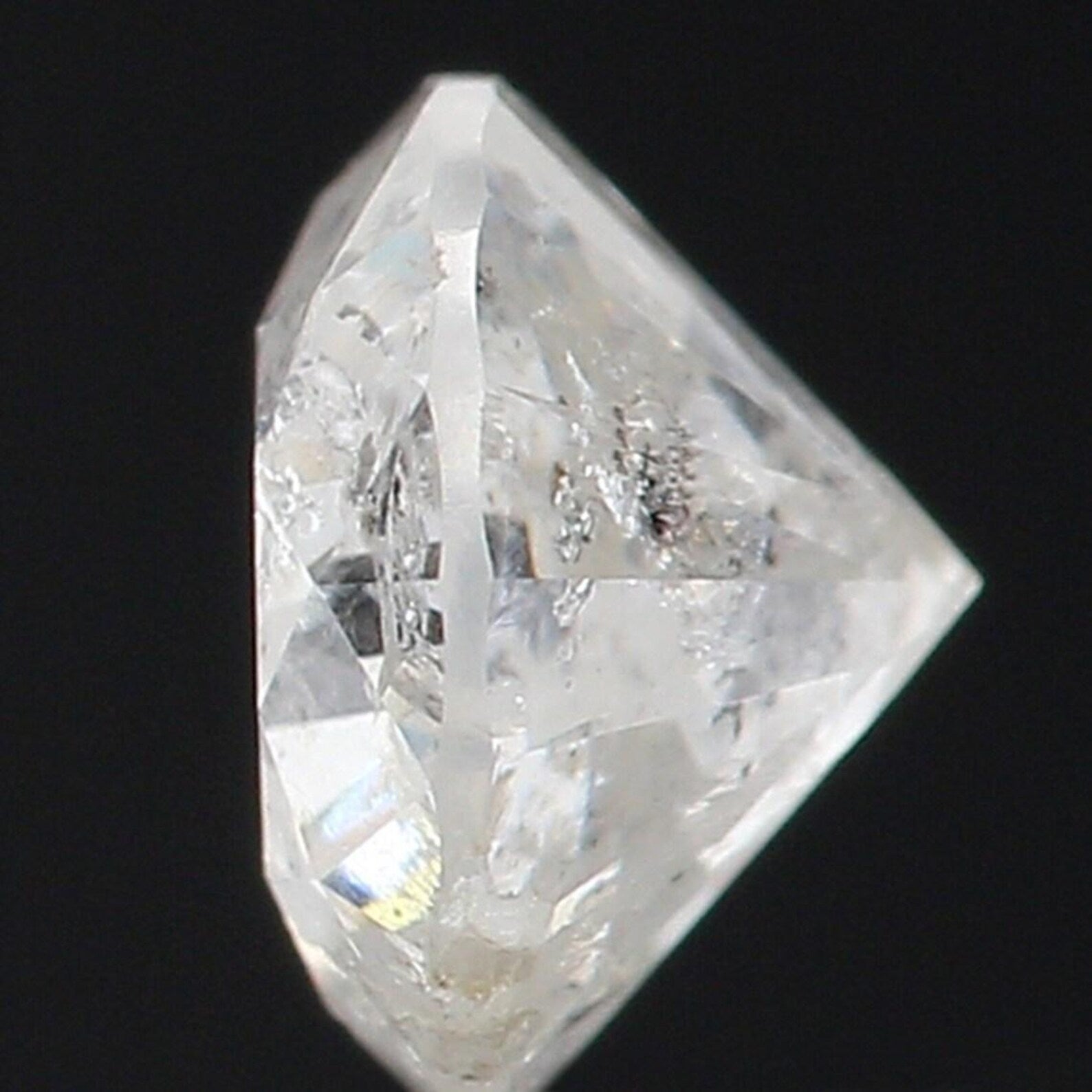 0.50 Ct Natural Loose Round Shape Diamond Grey Color Round Cut Diamond 4.85 MM Natural Loose Grey Color Round Brilliant Cut Diamond NQ957