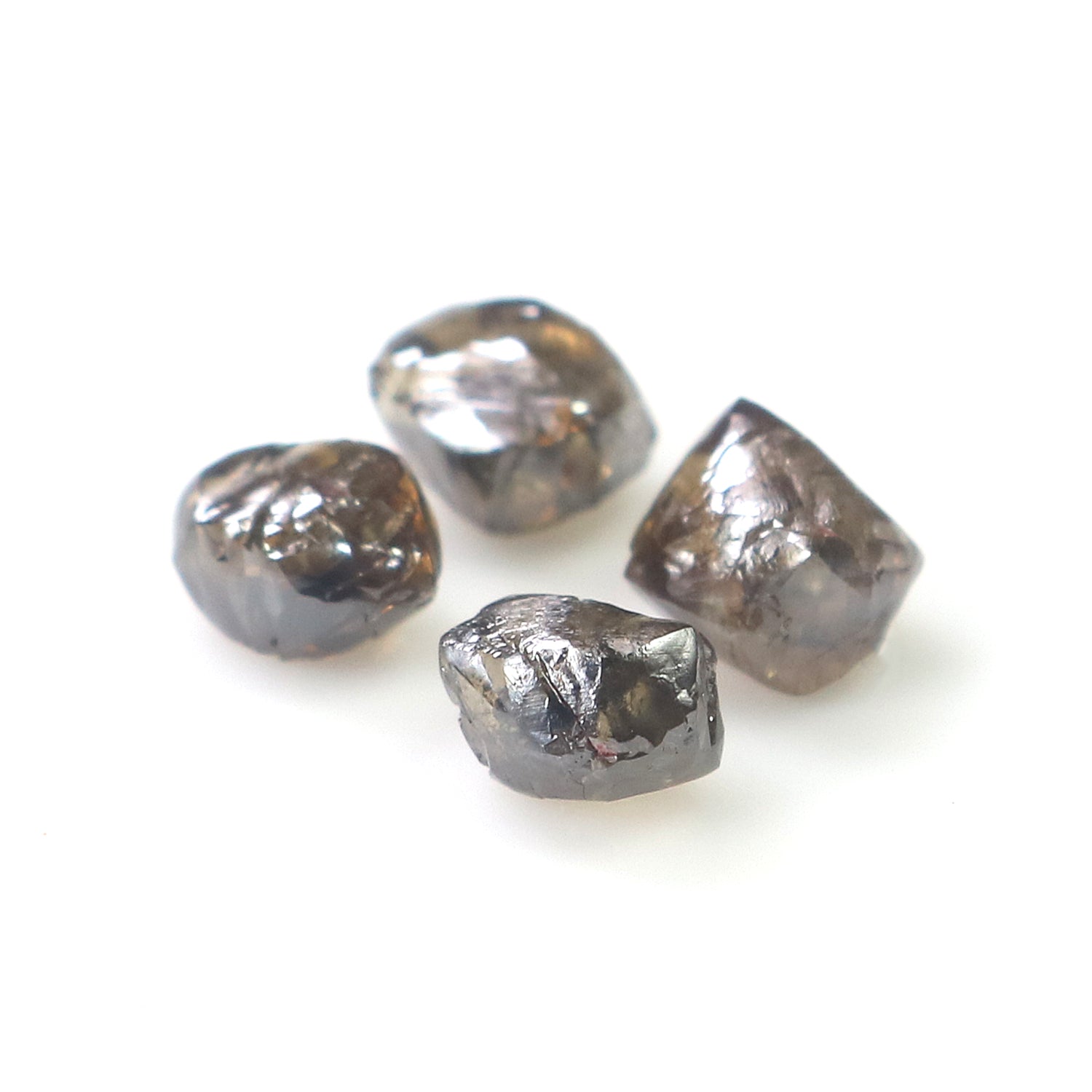 2.47 CT Natural Loose Rough Shape Diamond Brown Color Rough Cut Diamond 4.50 MM Natural Loose Brown Color Rough Irregular Cut Diamond L6393