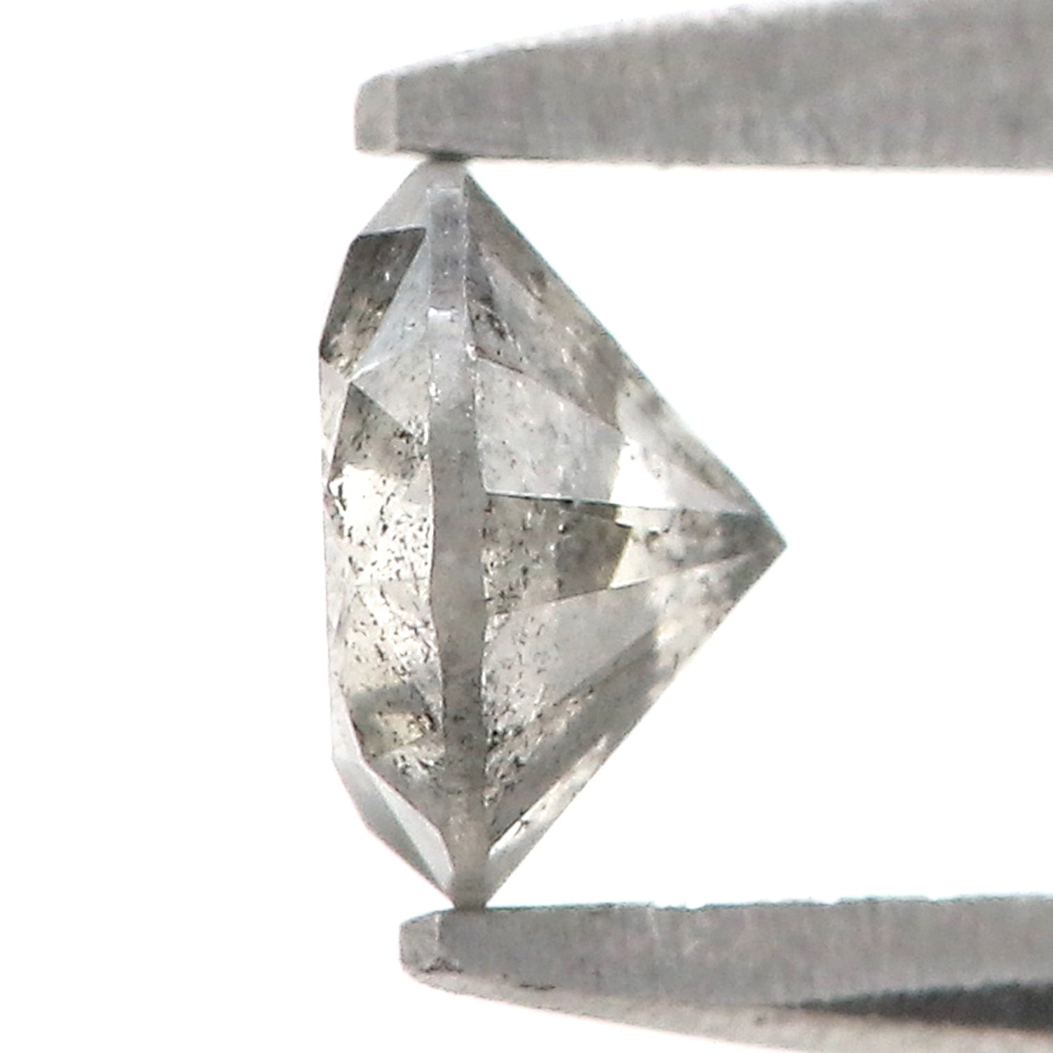 0.42 CT Natural Loose Round Shape Diamond Salt And Pepper Round Cut Diamond 4.65 MM Natural Loose Diamond Round Brilliant Cut Diamond LQ2804