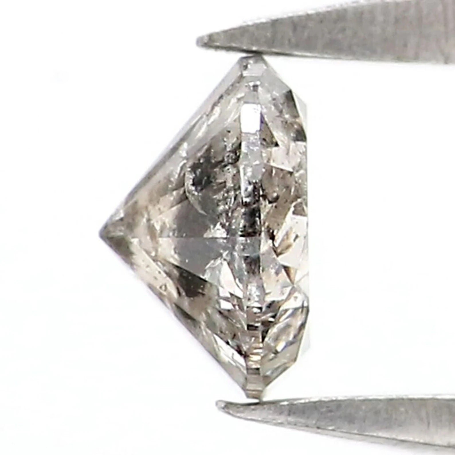 0.34 CT Natural Loose Round Shape Diamond Salt And Pepper Round Cut Diamond 4.40 MM Natural Loose Diamond Round Brilliant Cut Diamond NQ9493