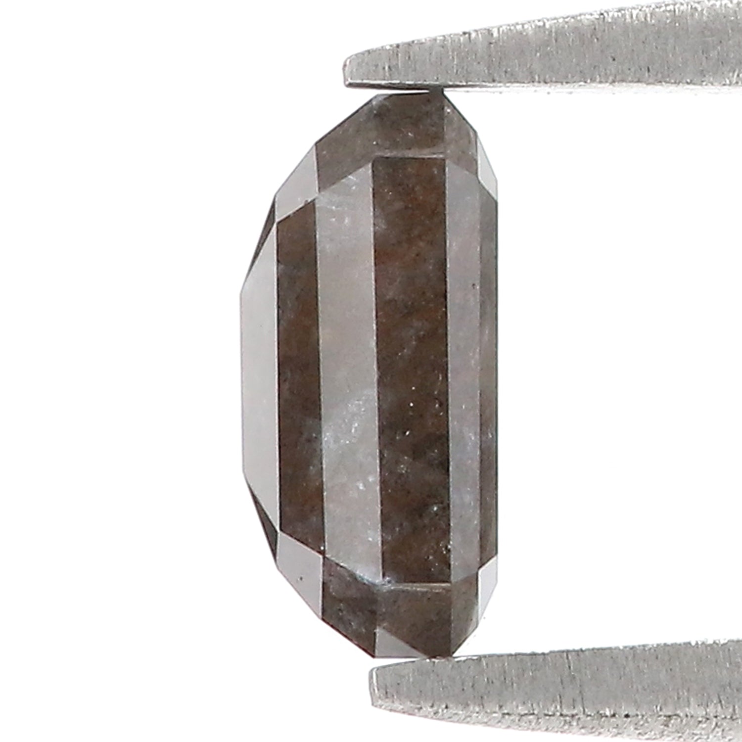 1.73 CT Natural Loose Emerald Shape Diamond Grey Color Emerald Diamond 7.50 MM Natural Brown Color Diamond Emerald Rose Cut Diamond LQ3313