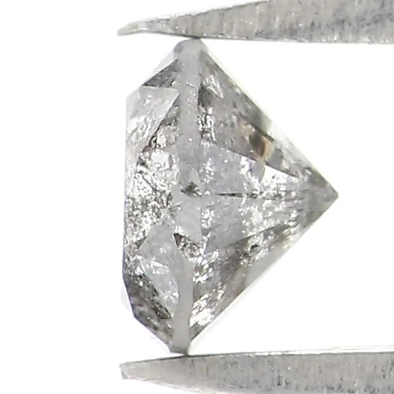 0.38 CT Natural Loose Round Shape Diamond Salt And Pepper Round Diamond 4.40 MM Natural Black Grey Color Round Brilliant Cut Diamond NQ2324