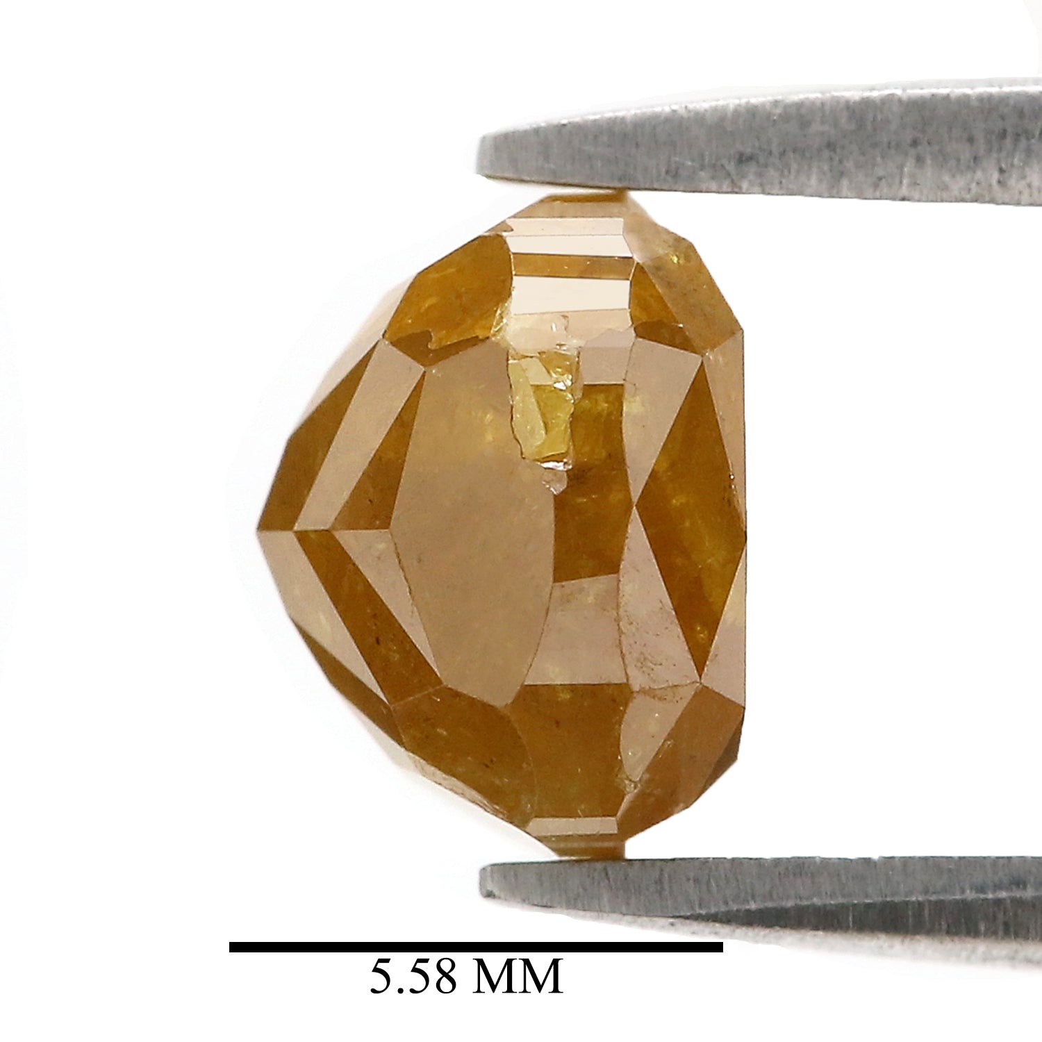 Natural Cushion Yellow Diamond 2.83 CT Loose Brilliant Cut Yellow Color Stone 7.65 MM Rustic Cushion Diamond Custom Engagement Ring L3645