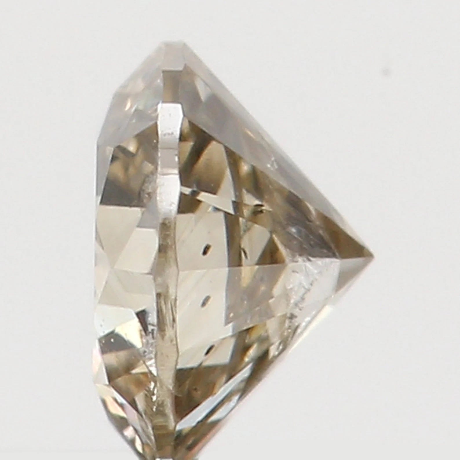 0.165 Ct Natural Loose Round Shape Diamond Brown Color Round Cut Diamond 3.40 MM Natural Loose Diamond Round Brilliant Cut Diamond N7821