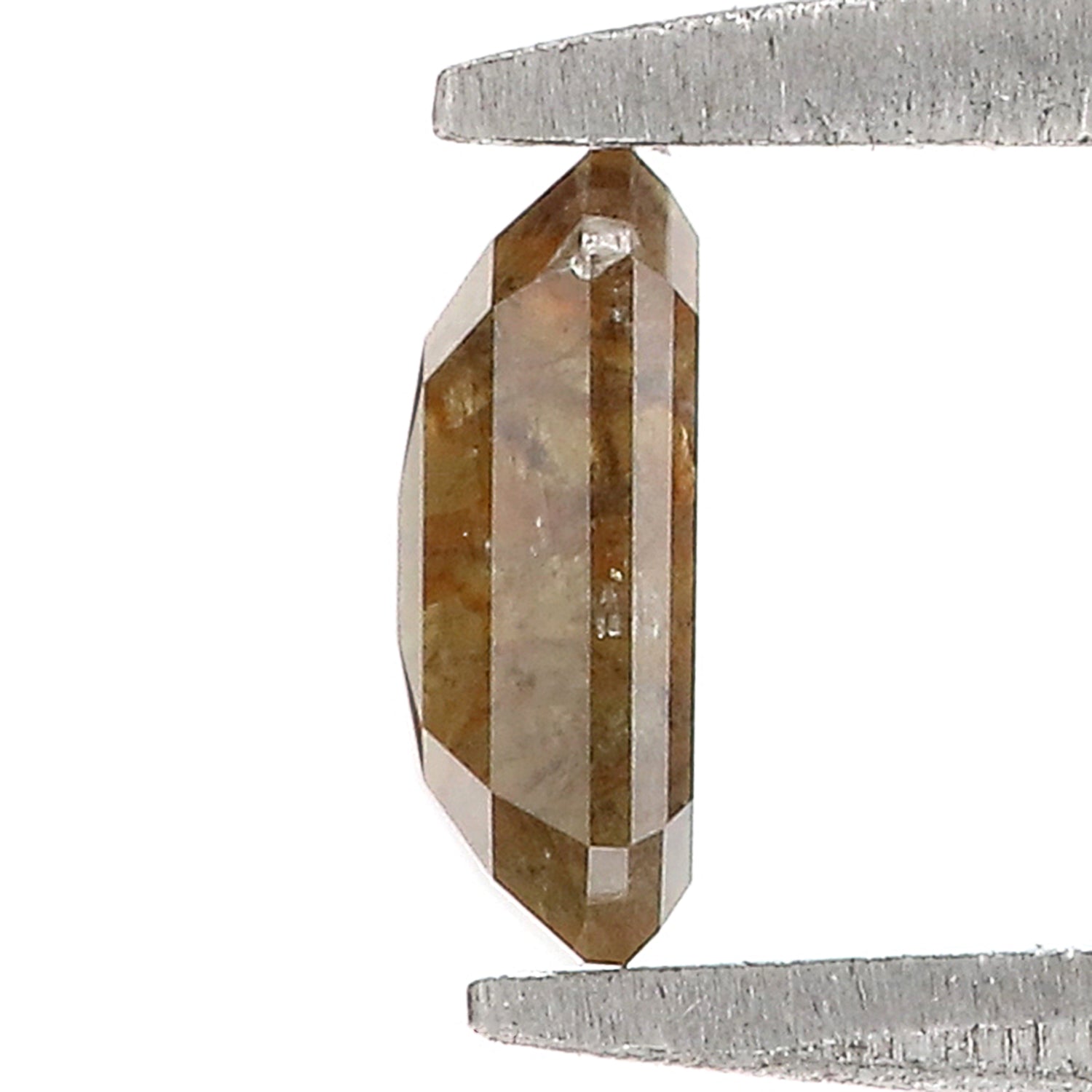 0.71 Ct Natural Loose Emerald Cut Diamond Green Brown Color Emerald Shape Diamond 6.35 MM Natural Loose Diamond Emerald Shape Diamond QL496