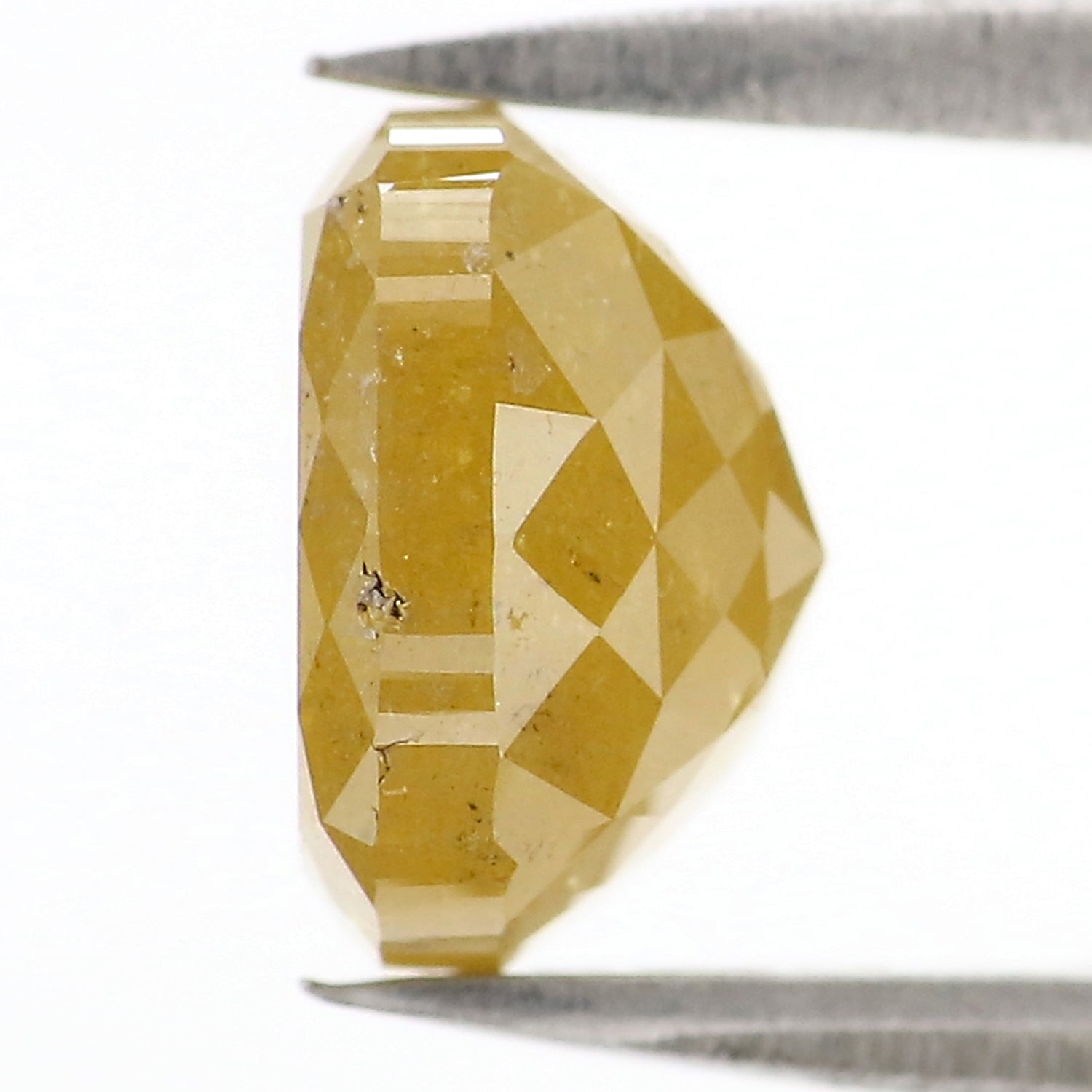 Natural Loose Cushion Diamond, Yellow Color Diamond, Natural Loose Diamond, Cushion Rose Cut Diamond, 2.94 CT Cushion Shape Diamond KDL6112