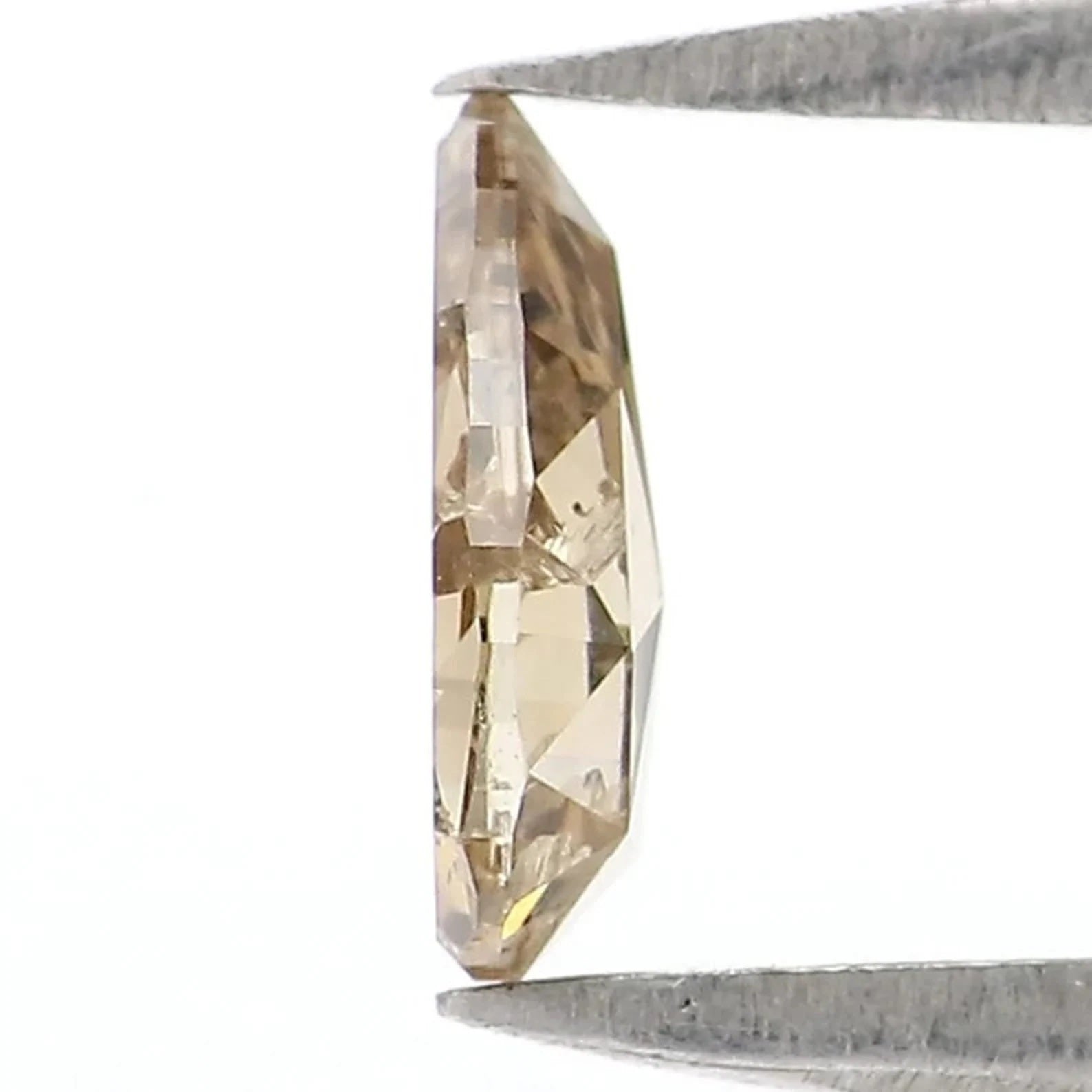 0.33 CT Natural Loose Pear Shape Diamond Brown Color Pear Cut Diamond 6.10 MM Natural Loose Diamond Brown Color Pear Rose Cut Diamond NQ6996