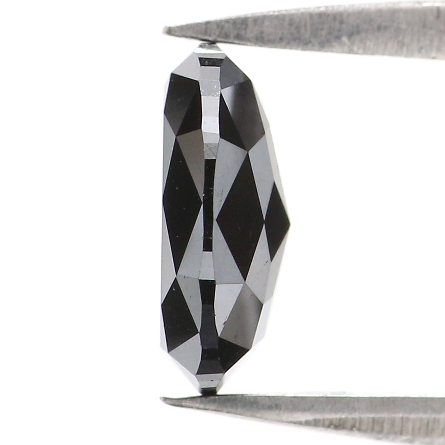 1.19 CT Natural Loose Oval Shape Diamond Black Oval Cut Diamond 8.05 MM Natural Loose Diamond Black Color Oval Shape Rose Cut Diamond LC15
