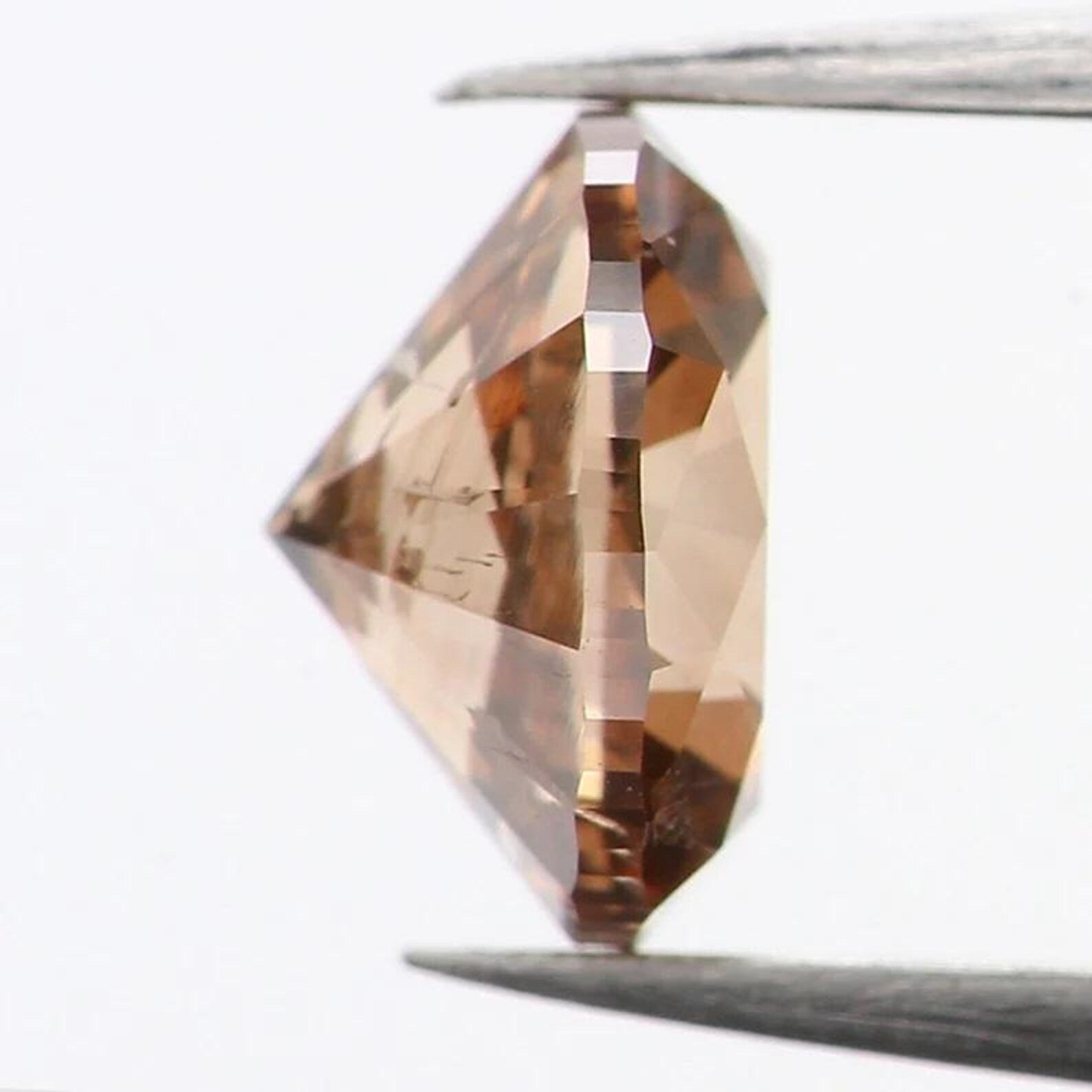 0.63 Ct Natural Loose Oval Shape Diamond Brown Color Oval Cut Diamond 5.70 MM Natural Diamond Brown Color Oval Brilliant Cut Diamond NQ1294