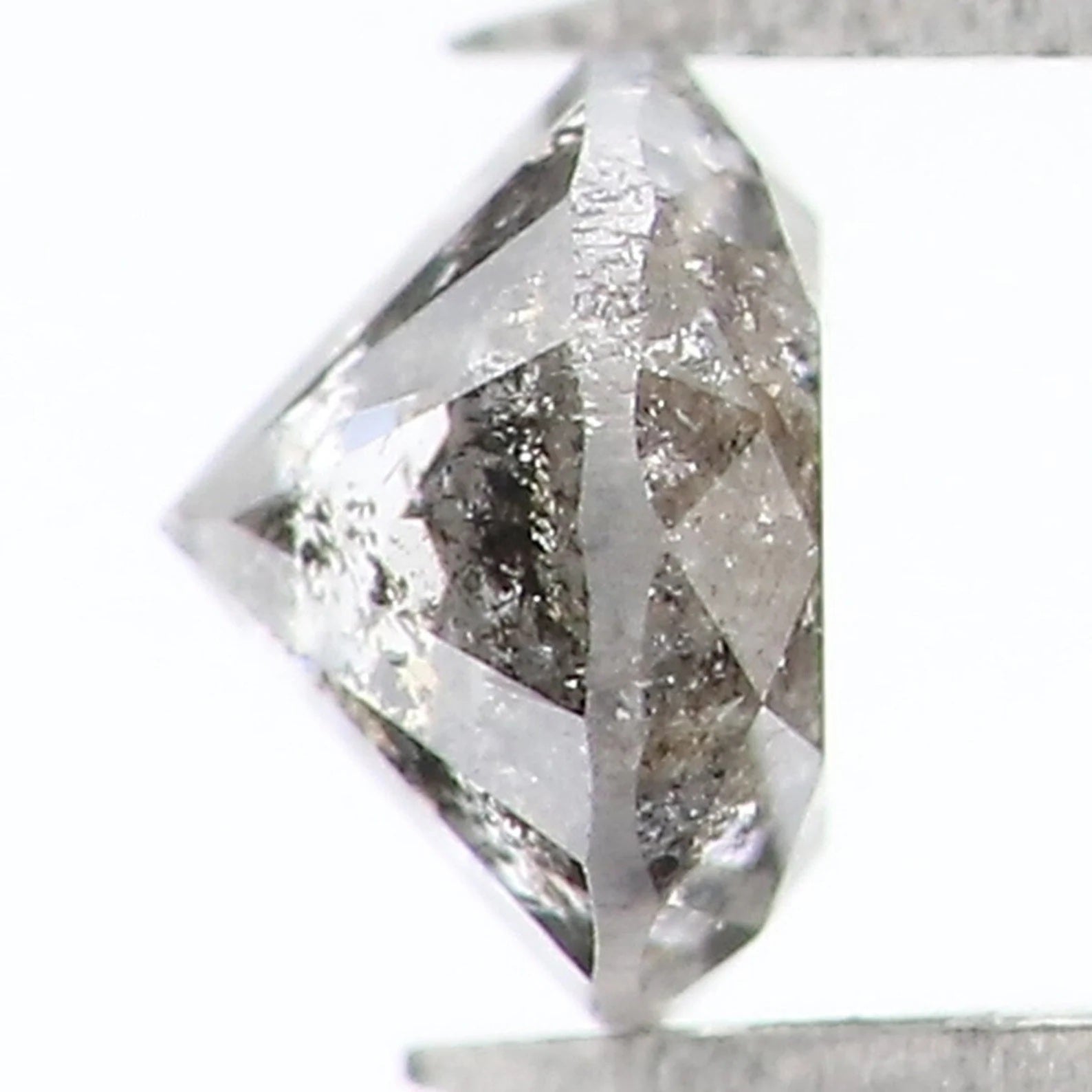 0.26 CT Natural Loose Round Shape Diamond Salt And Pepper Round Diamond 3.85 MM Natural Black Grey Color Round Brilliant Cut Diamond NQ1682