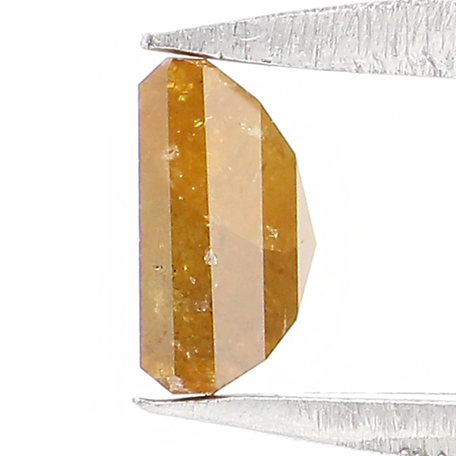 0.61 CT Natural Loose Square Shape Diamond Yellow Color Square Diamond 4.80 MM Natural Loose Yellow Diamond Square Rose Cut Diamond LQ6755