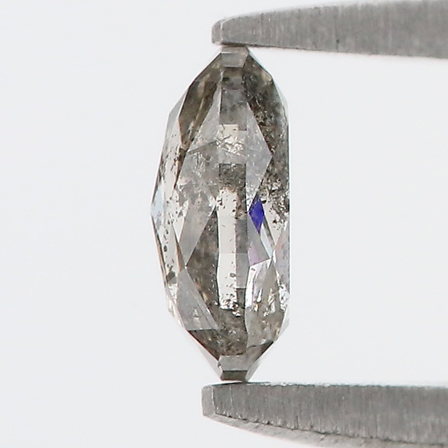 0.40 Ct Natural Loose Oval Shape Diamond Salt And Pepper Oval Cut Diamond 5.30 MM Natural Loose Diamond Oval Shape Rose Cut Diamond LQ422