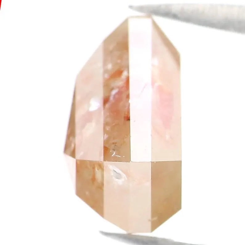 2.30 CT Natural Loose Shield Shape Diamond Grey Color Shield Cut Diamond 8.50 MM Natural Diamond Brown Color Shield Rose Cut Diamond QN505