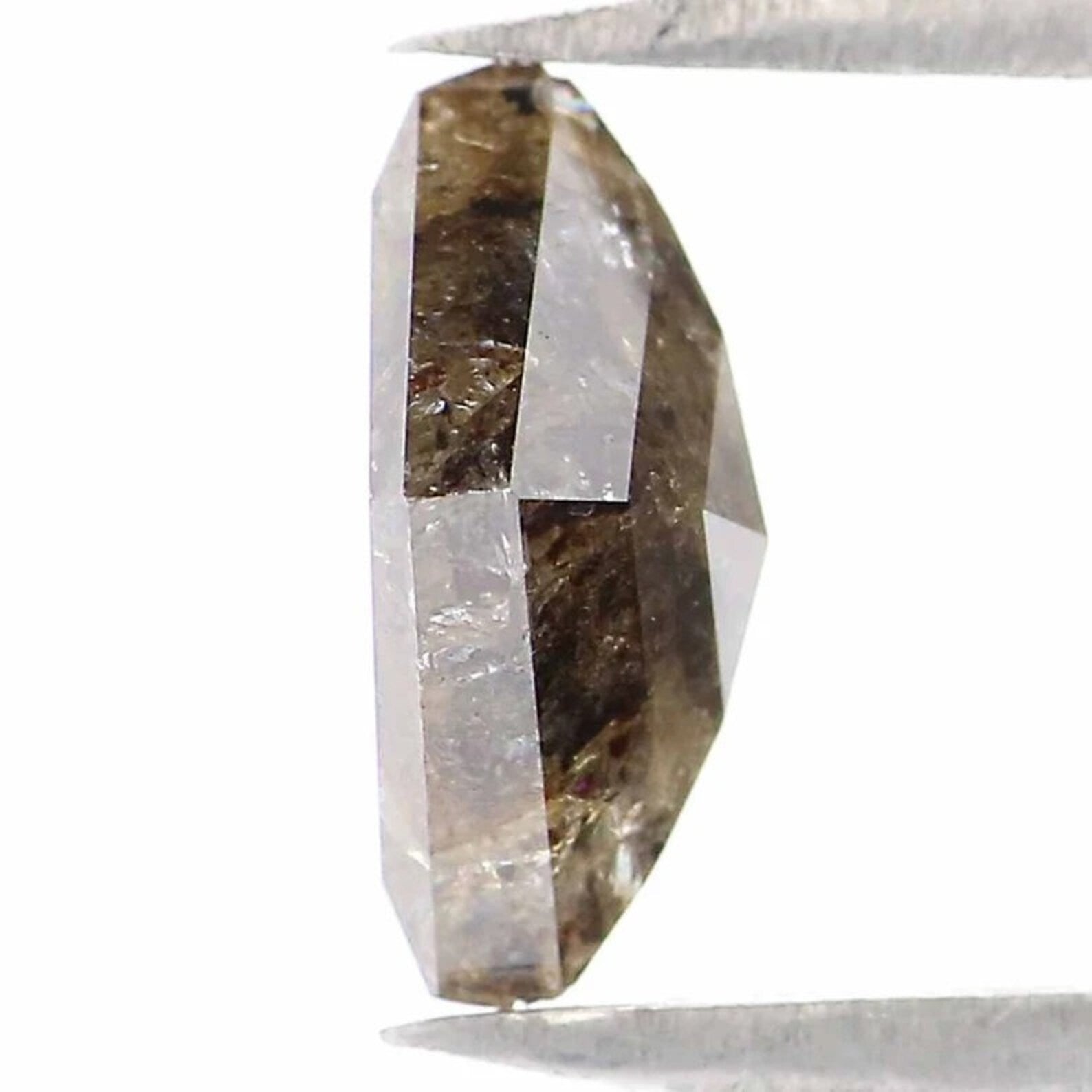 1.34 Ct Natural Loose Kite Shape Diamond Grey Brown Color Kite Shape Diamond 8.70 MM Natural Loose Diamond Kite Rose Cut Diamond NQ9291