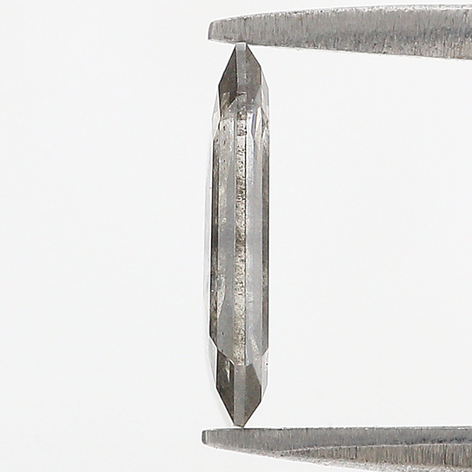 1.73 CT Emerald Rose Cut Salt And Pepper Lab Grown 10.65 MM Loose Diamond CVD Fancy Black Grey Color Lab Created Antique Cut Diamonds L3530