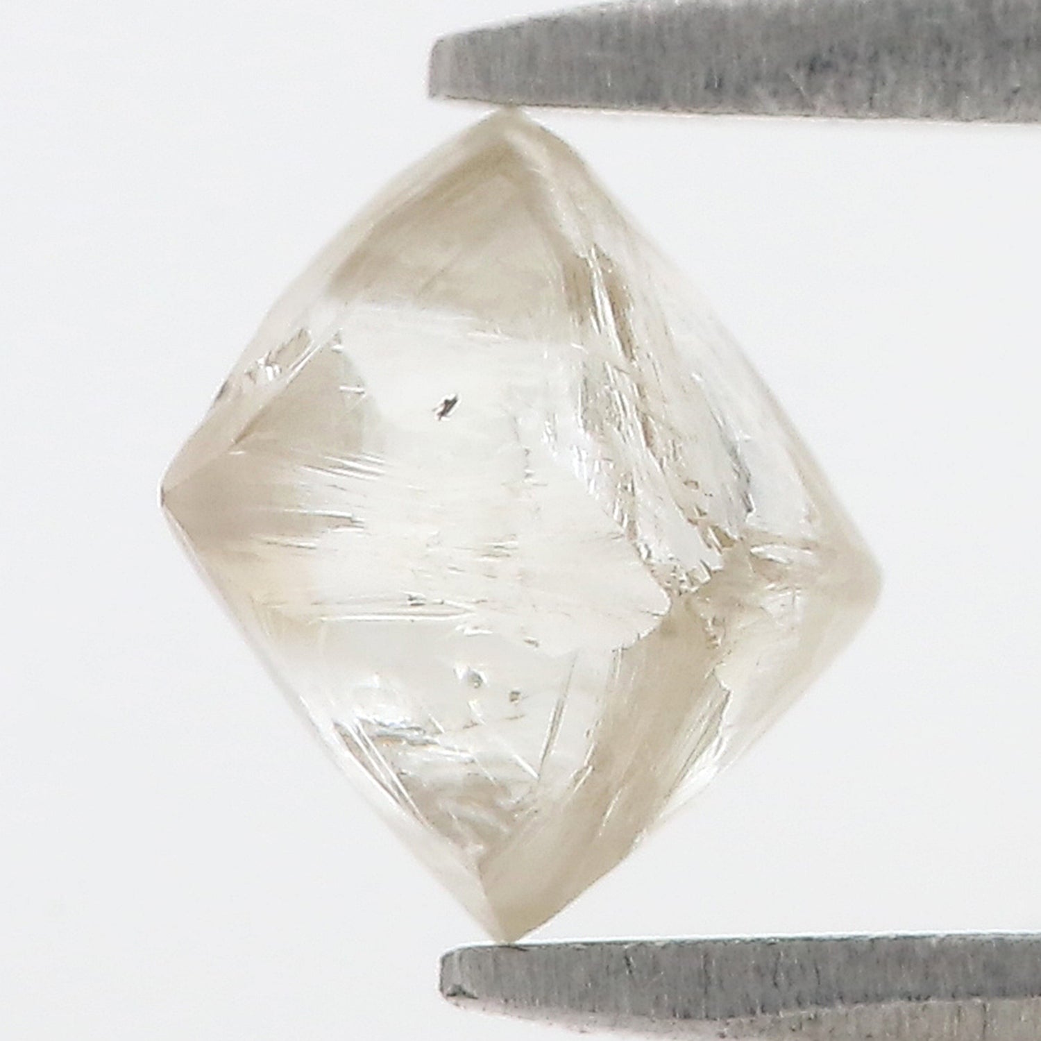 1.20 CT Natural Loose Rough Shape Diamond White-J Color Irregular Cut Diamond 5.15 MM Natural Diamond J Color Rough UnCut Diamond N2623