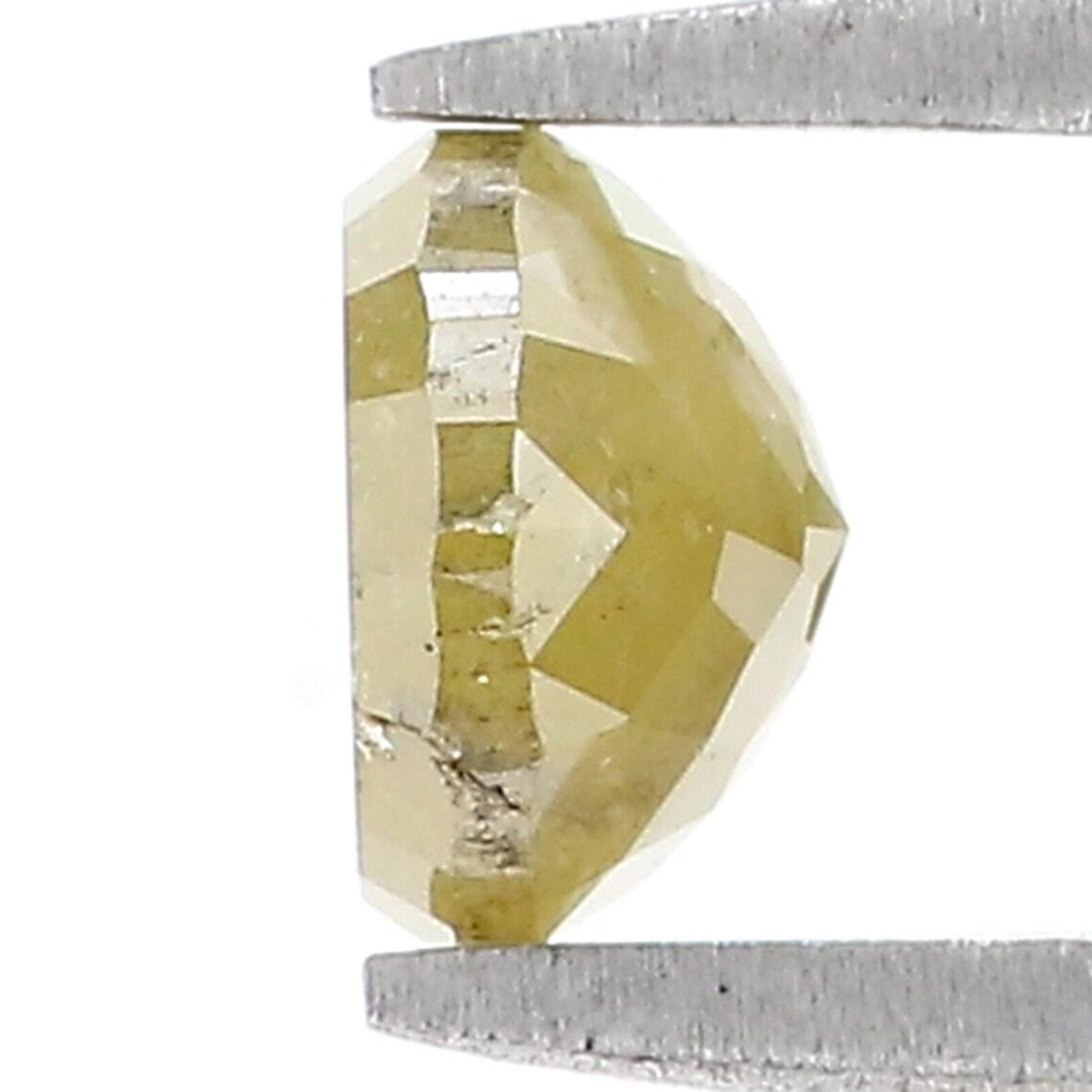 1.12 CT Natural Loose Round Rose Cut Diamond Yellow Color Round Shape Diamond 5.90 MM Natural Yellow Color Round Rose Cut Diamond NQ763